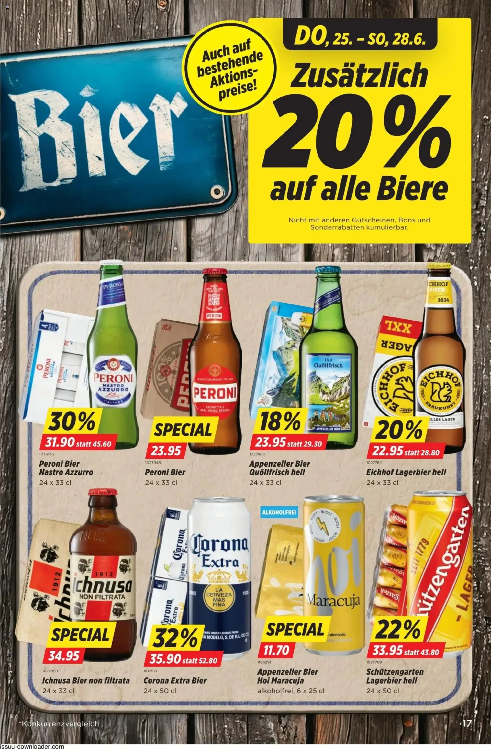 Denner aktionen - Gültiger Prospekt ab 25.06.2026, Seite 17 von insgesamt 24