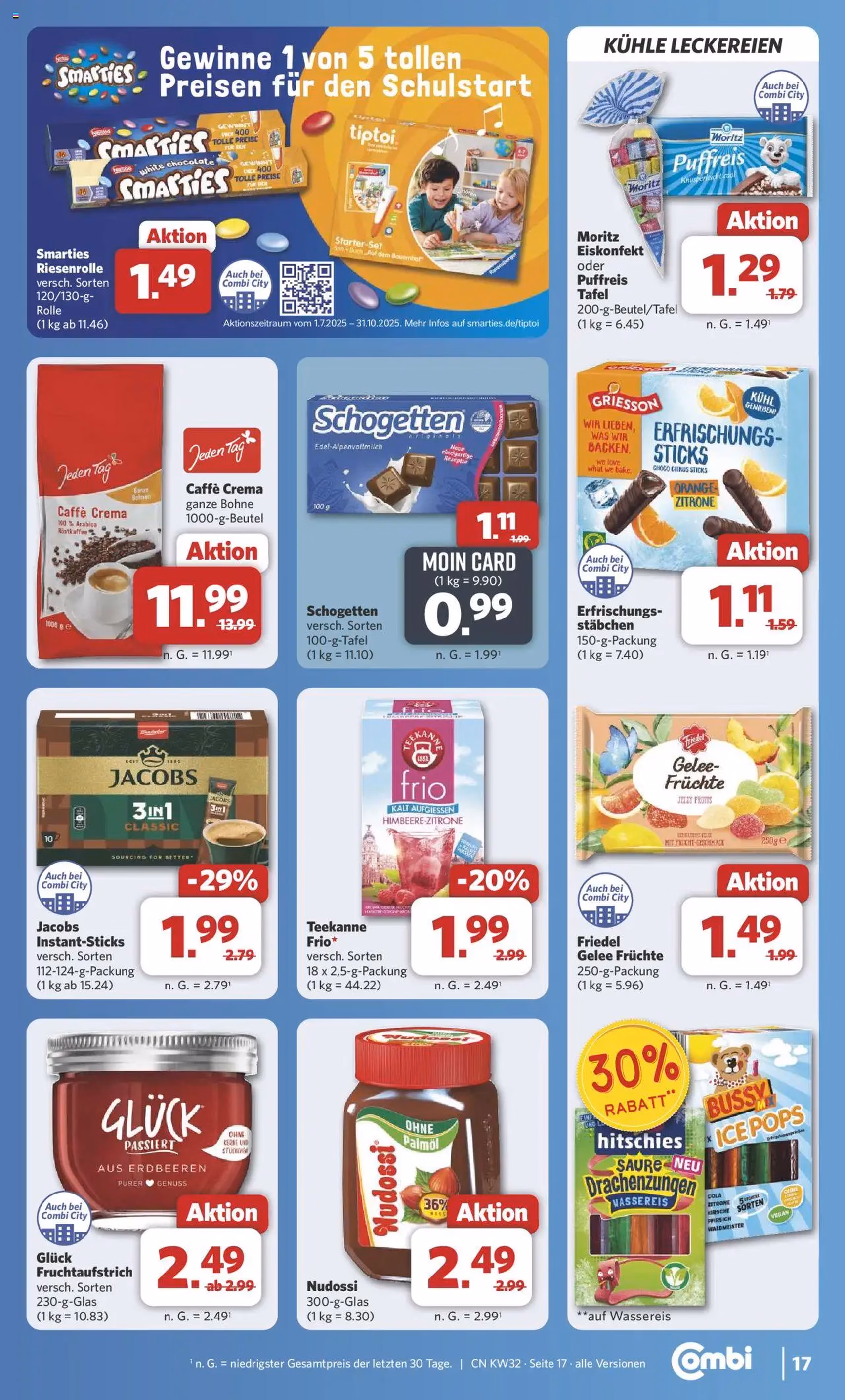 Combi Prospekt - Gültiger Prospekt ab 03.08.2025, Seite 19 von insgesamt 35 Combi Prospekt - Gültiger Prospekt ab 03.08.2025, Seite 19 von insgesamt 35
