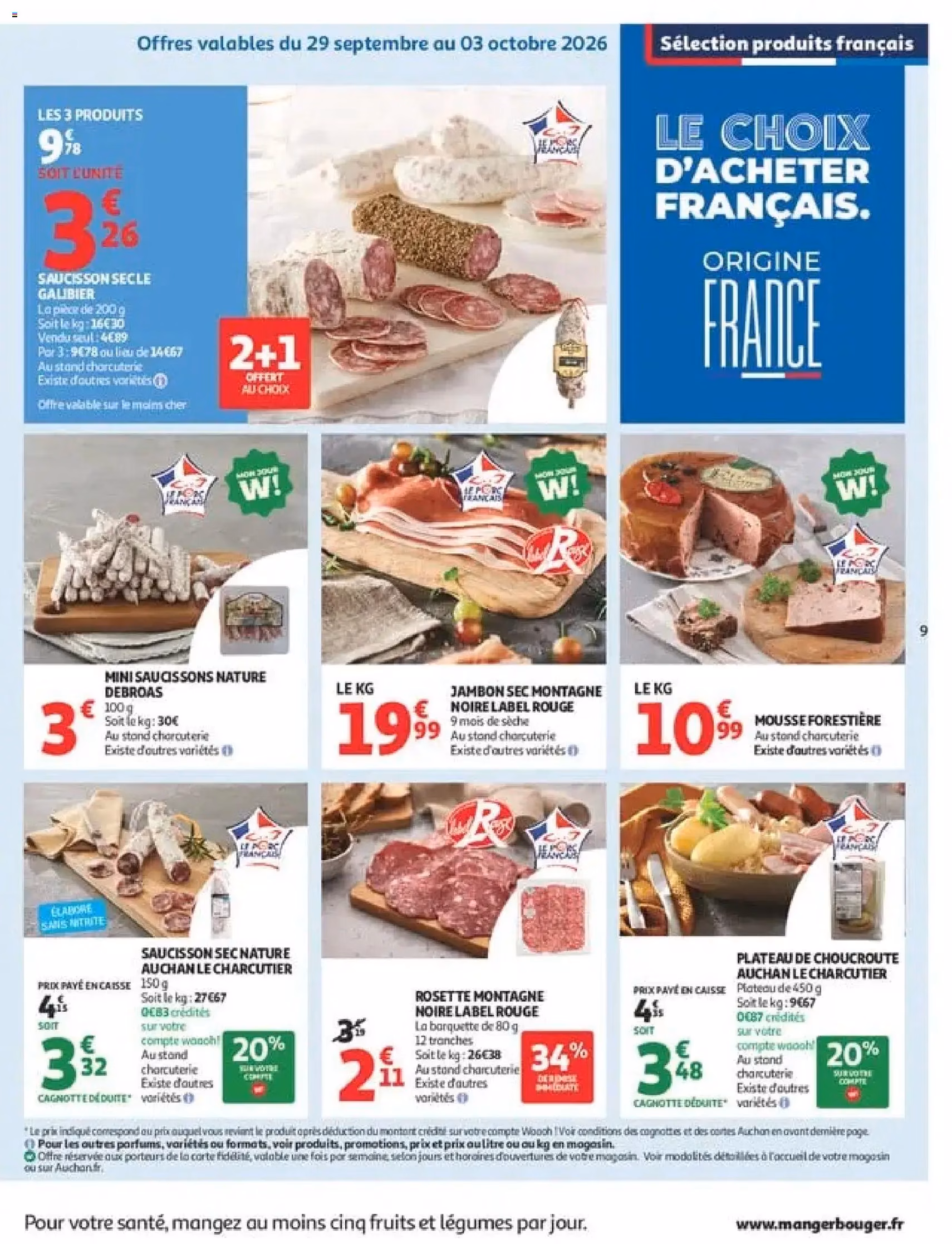Auchan catalogue - brochure valable à partir du 29/09/2026, page 11 sur 60
