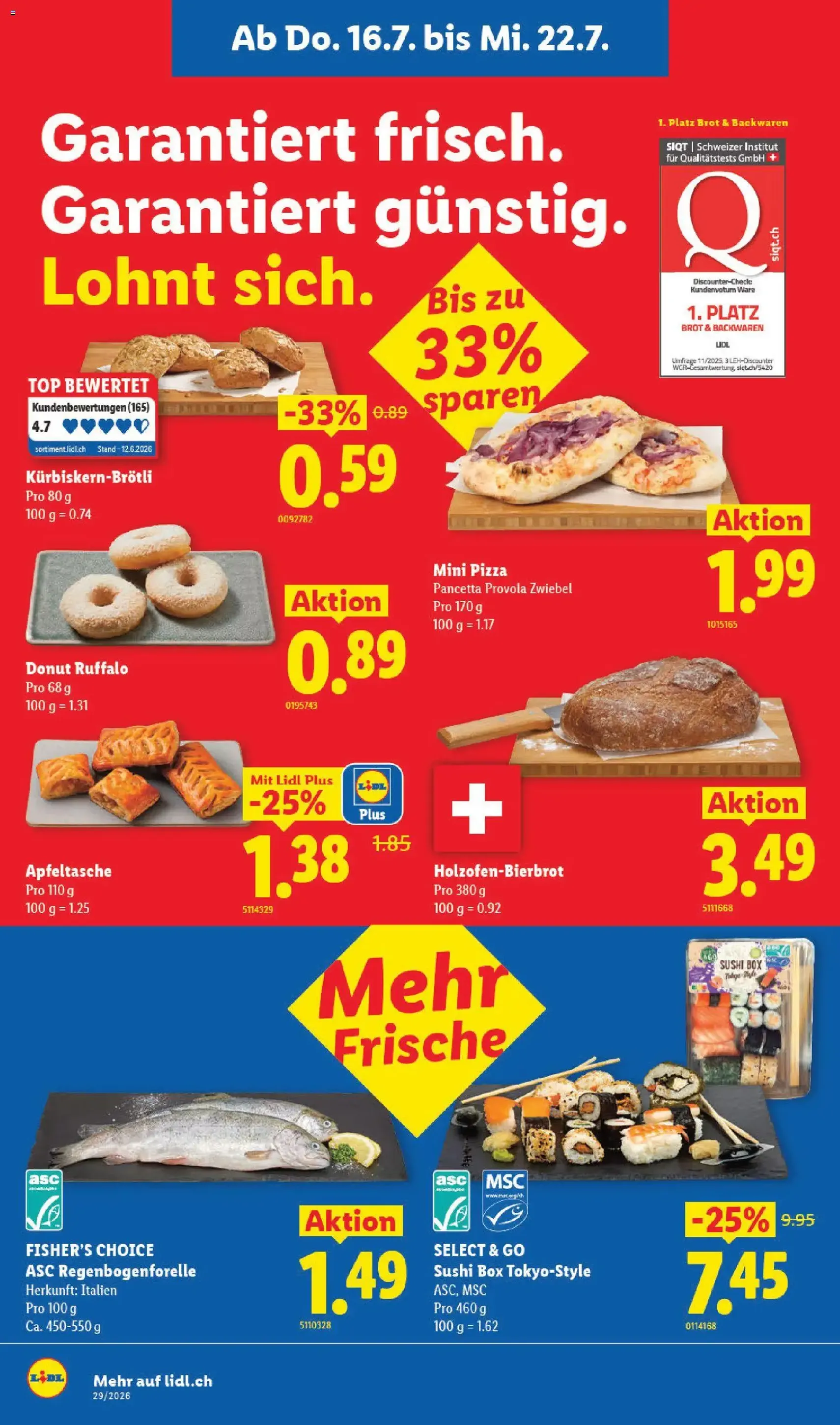 Lidl aktionen - Gültiger Prospekt ab 16.07.2026, Seite 8 von insgesamt 34