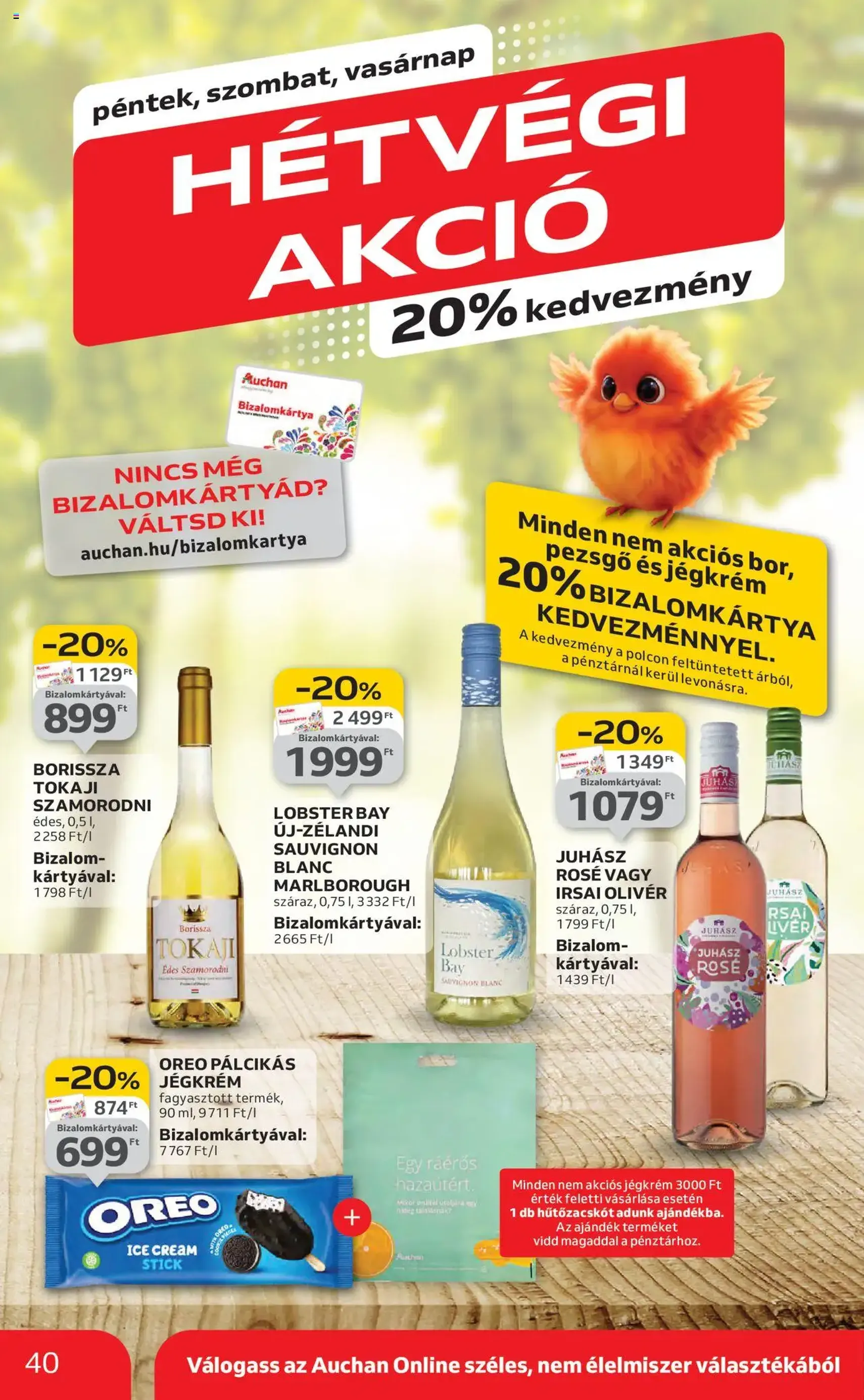 Auchan Akciós újság - 2025.08.14. érvényes szórólap 40 oldal 54 oldalból Auchan Akciós újság - 2025.08.14. érvényes szórólap 40 oldal 54 oldalból