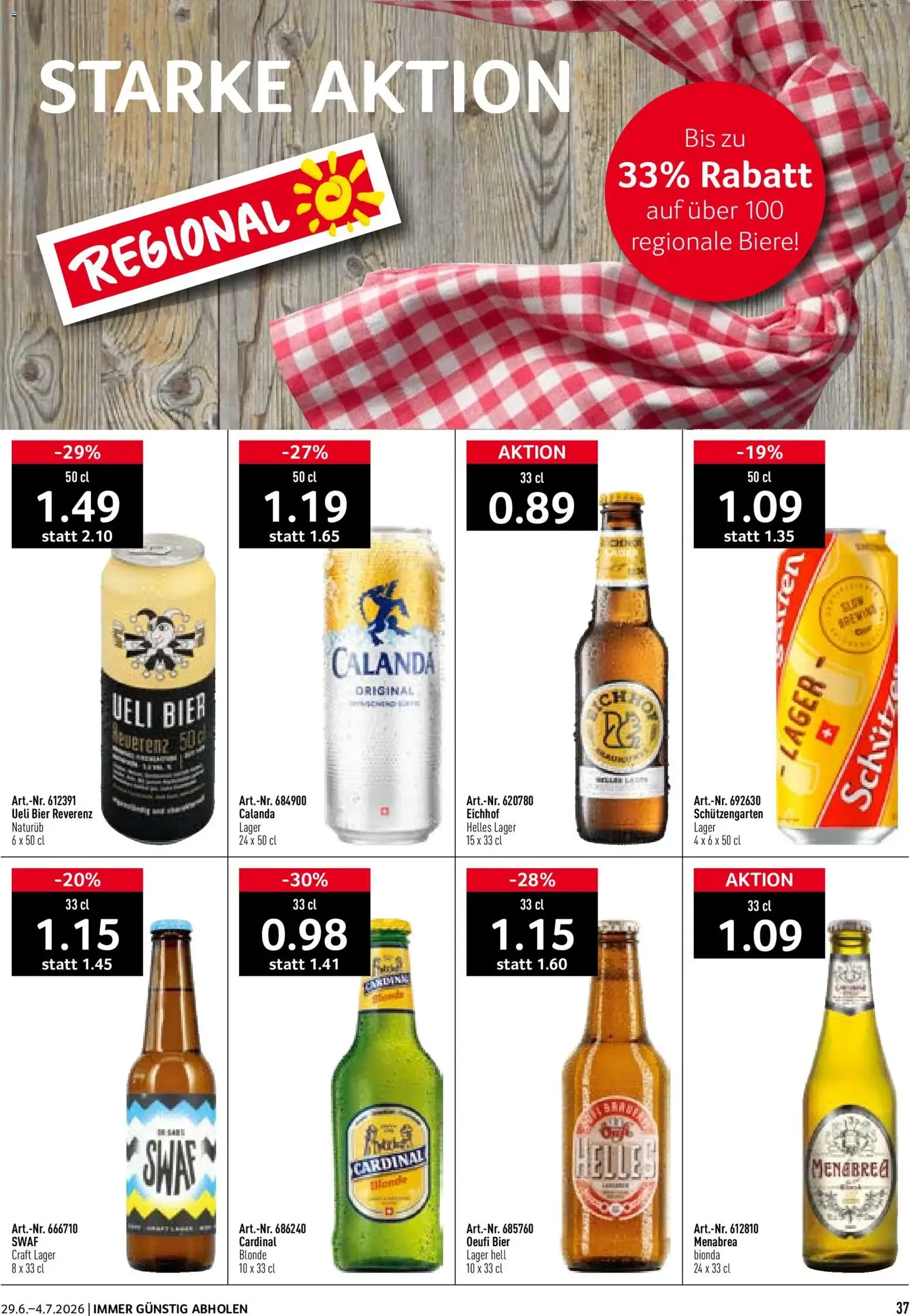 Prodega aktionen - Gültiger Prospekt ab 29.06.2026, Seite 37 von insgesamt 44