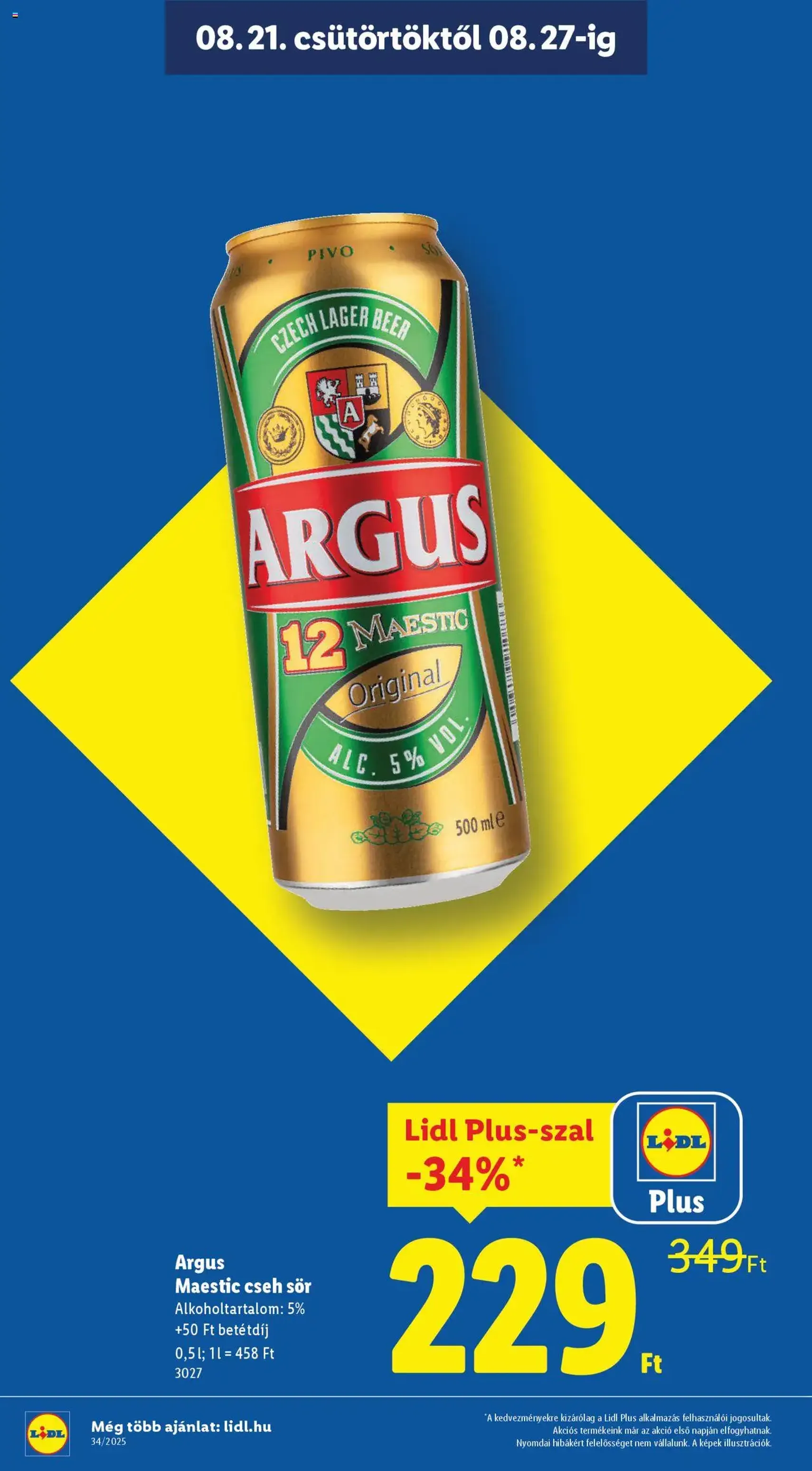 Lidl Akciós újság - 2025.08.21. érvényes szórólap 4 oldal 70 oldalból