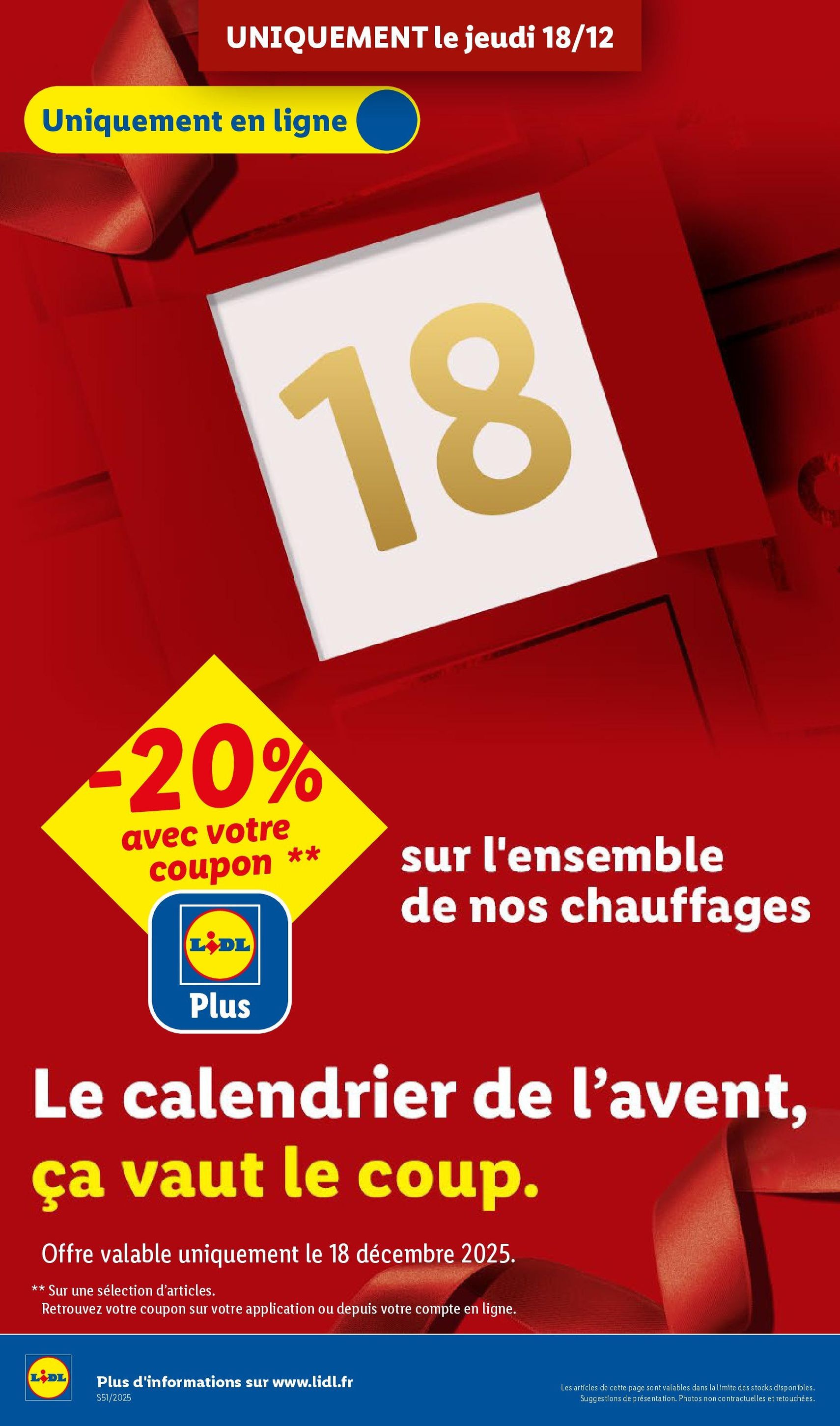 LIDL catalogue semaine 51 - brochure valable à partir du 18/12/2025, page 58 sur 87