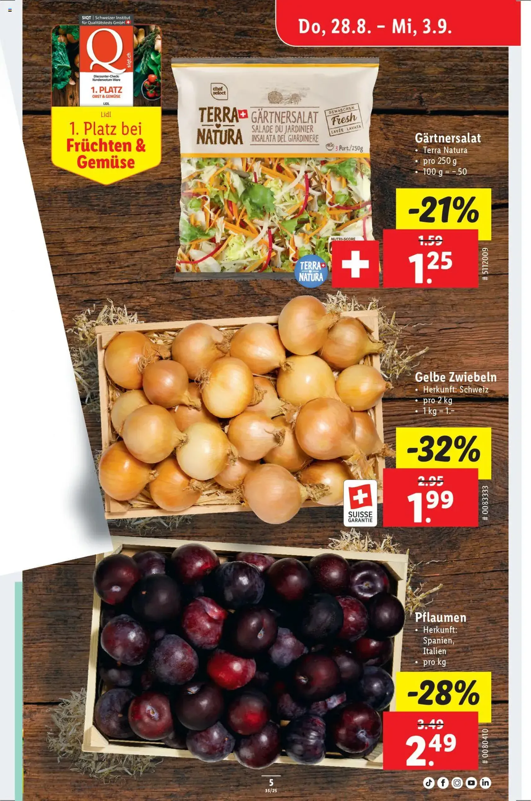 Lidl Aktionen - Gültiger Prospekt ab 28.08.2025, Seite 5 von insgesamt 34 Lidl Aktionen - Gültiger Prospekt ab 28.08.2025, Seite 5 von insgesamt 34