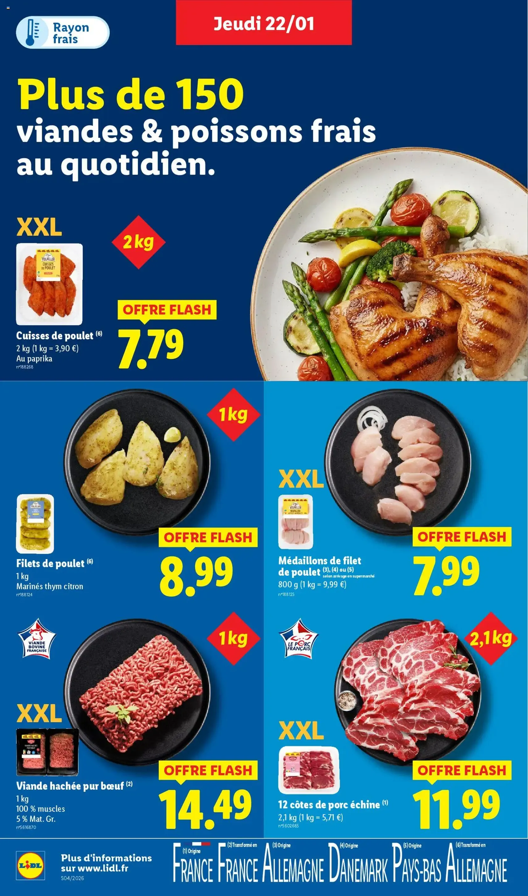 LIDL catalogue semaine 4 - brochure valable à partir du 22/01/2026, page 6 sur 79