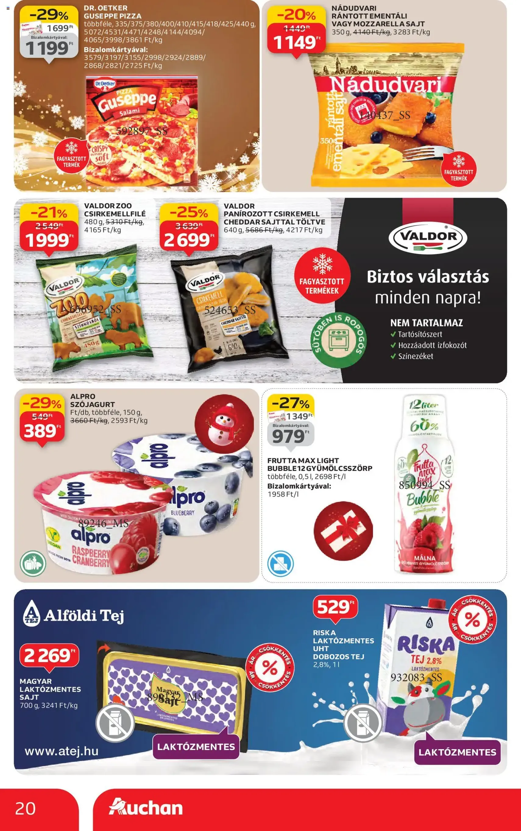 Auchan Akciós újság - 2025.12.11. érvényes szórólap 20 oldal 76 oldalból