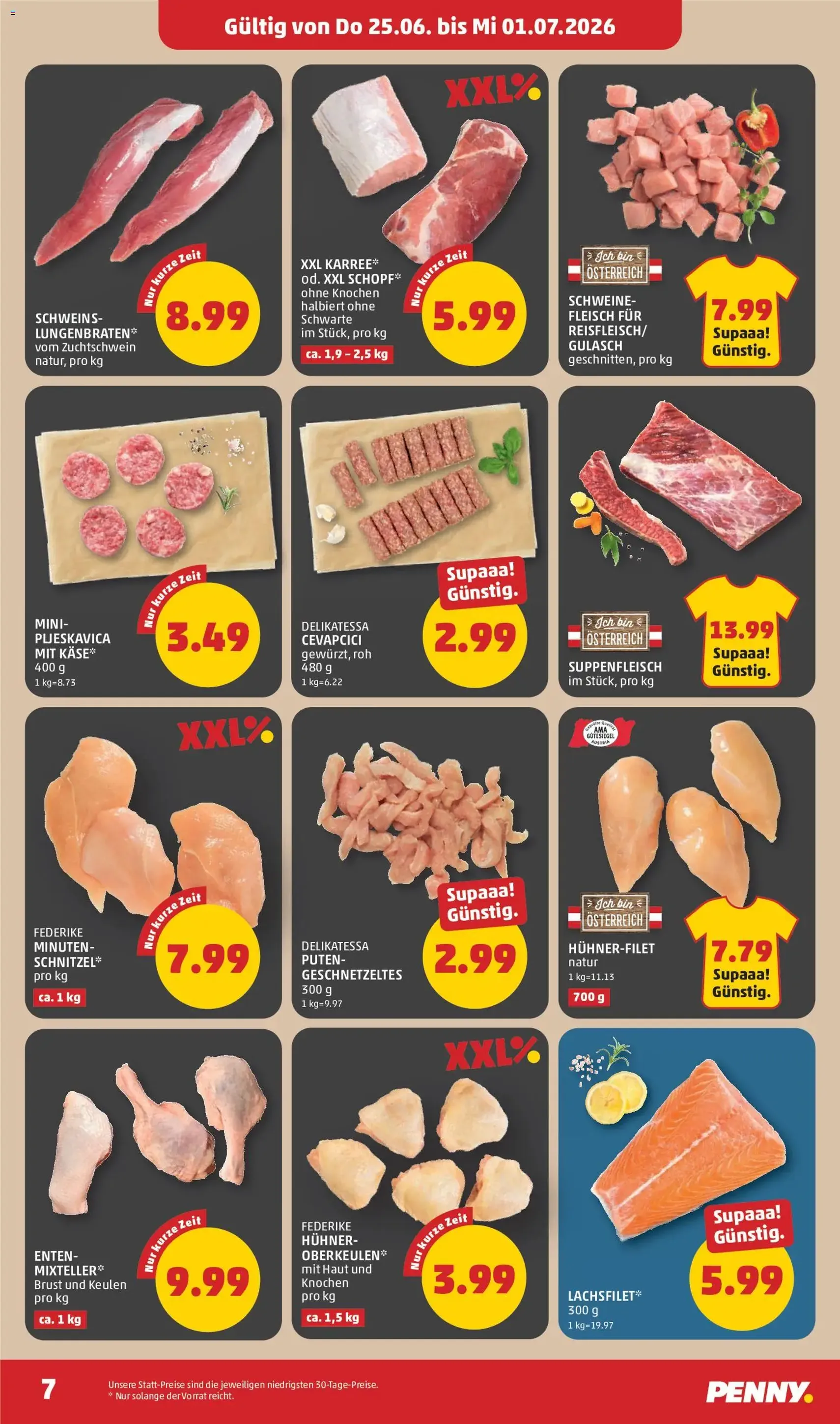 Penny Markt Flugblatt - Gültiger Prospekt ab 25.06.2026, Seite 7 von insgesamt 28
