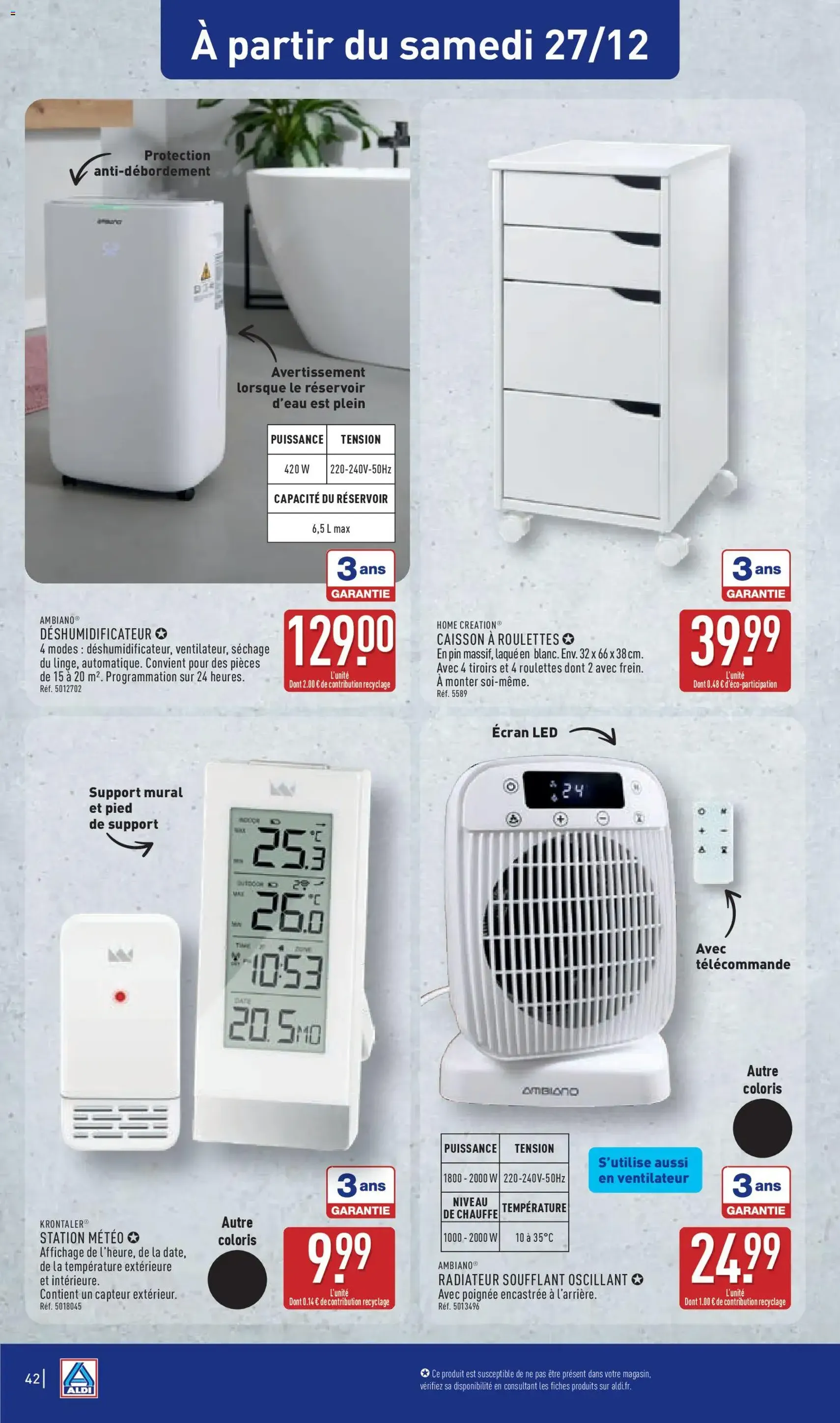 Aldi - Catalogue de la semaine 52 - brochure valable à partir du 23/12/2025, page 45 sur 52