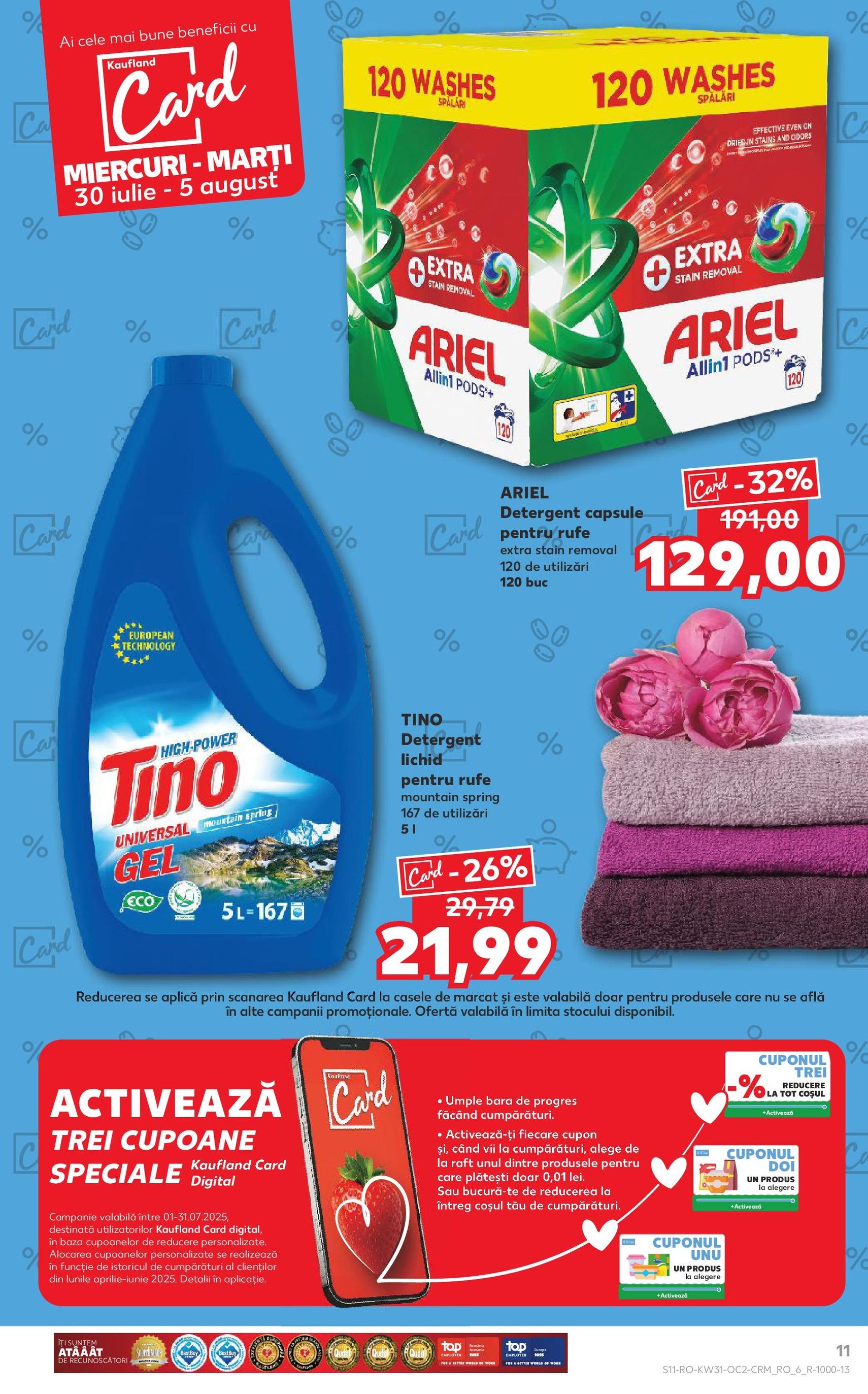 Catalog Kaufland - București - cataloage valabile începând cu 30.07.2025 pagina 11 din 68 Catalog Kaufland - București - cataloage valabile începând cu 30.07.2025 pagina 11 din 68