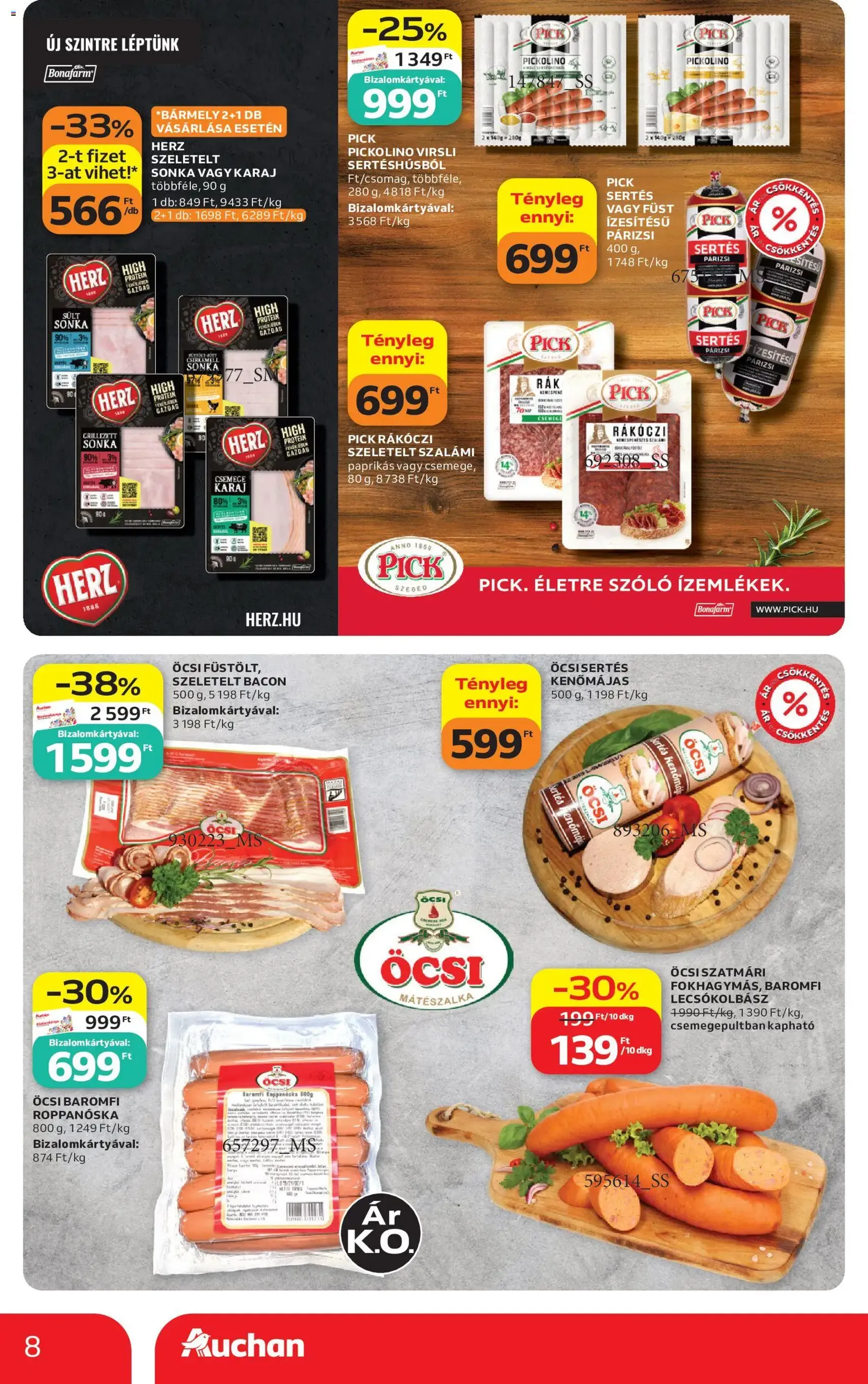 Auchan akciós újság - 2026.07.16. érvényes szórólap 8 oldal 56 oldalból