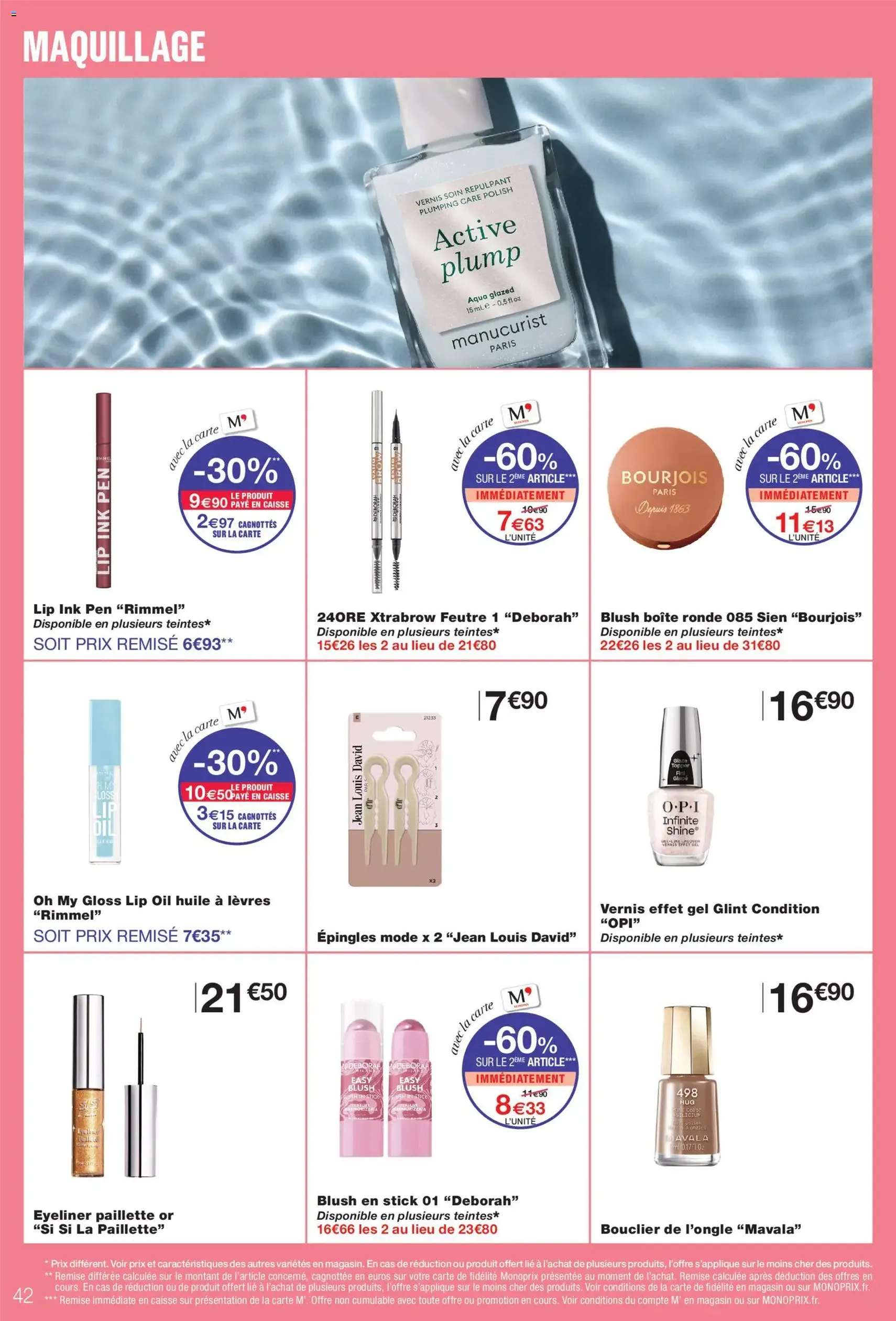 Monoprix catalogue - brochure valable à partir du 14/07/2026, page 42 sur 48