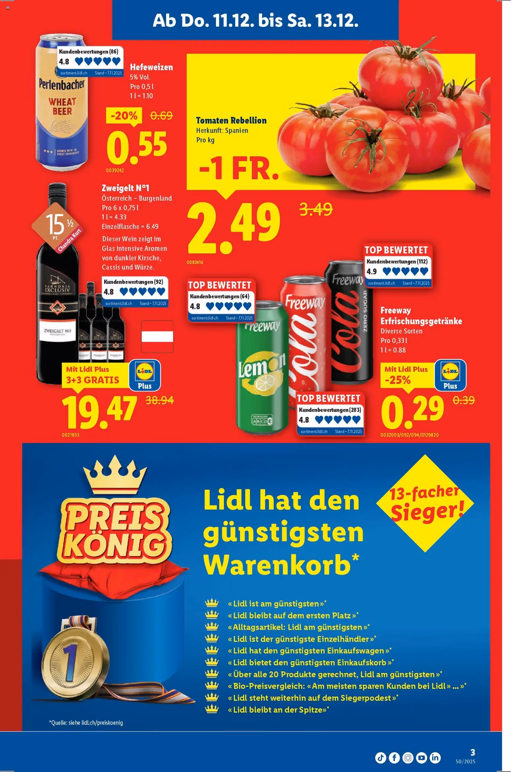 Lidl Aktionen - Gültiger Prospekt ab 11.12.2025, Seite 3 von insgesamt 32