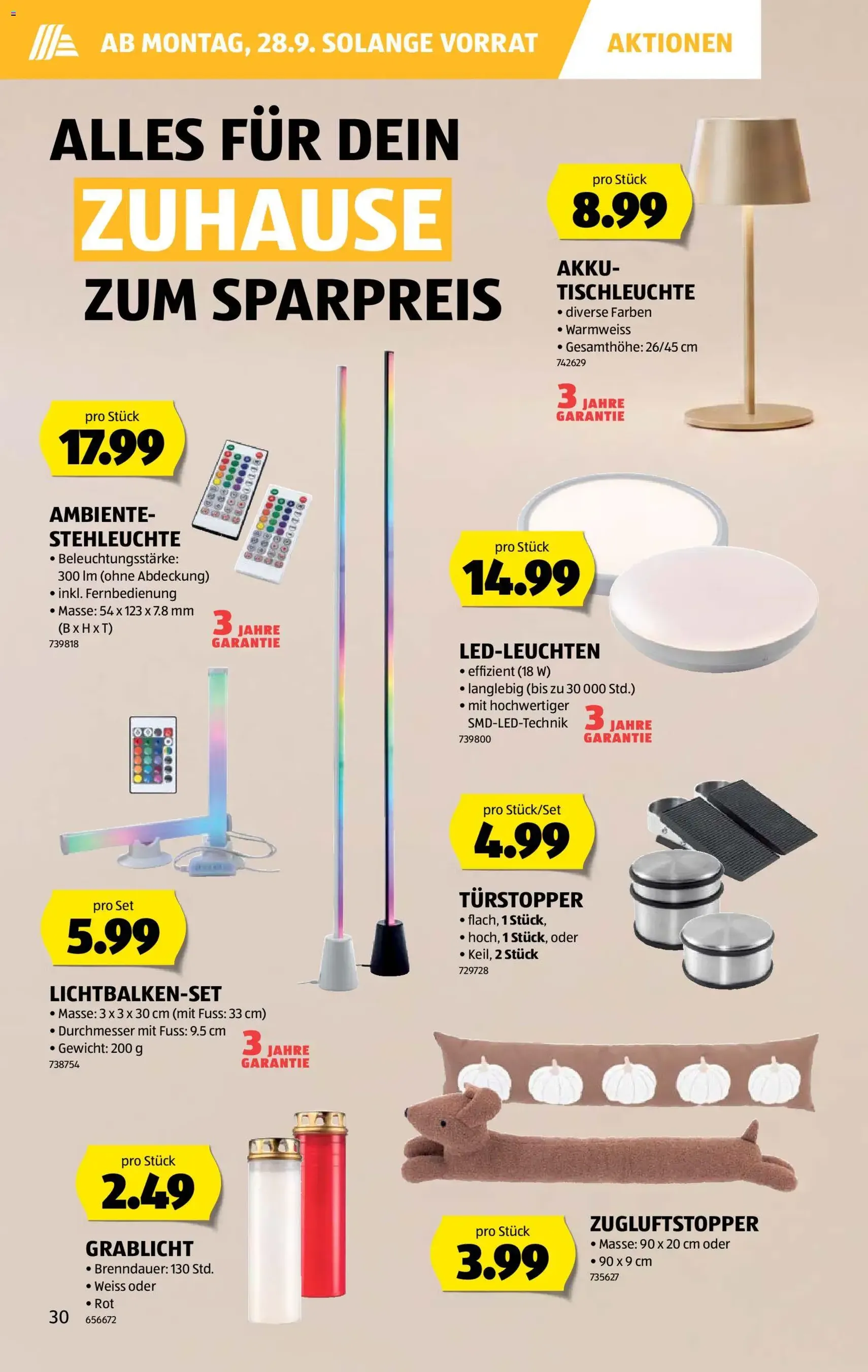 Aldi aktionen - Gültiger Prospekt ab 24.09.2026, Seite 30 von insgesamt 38