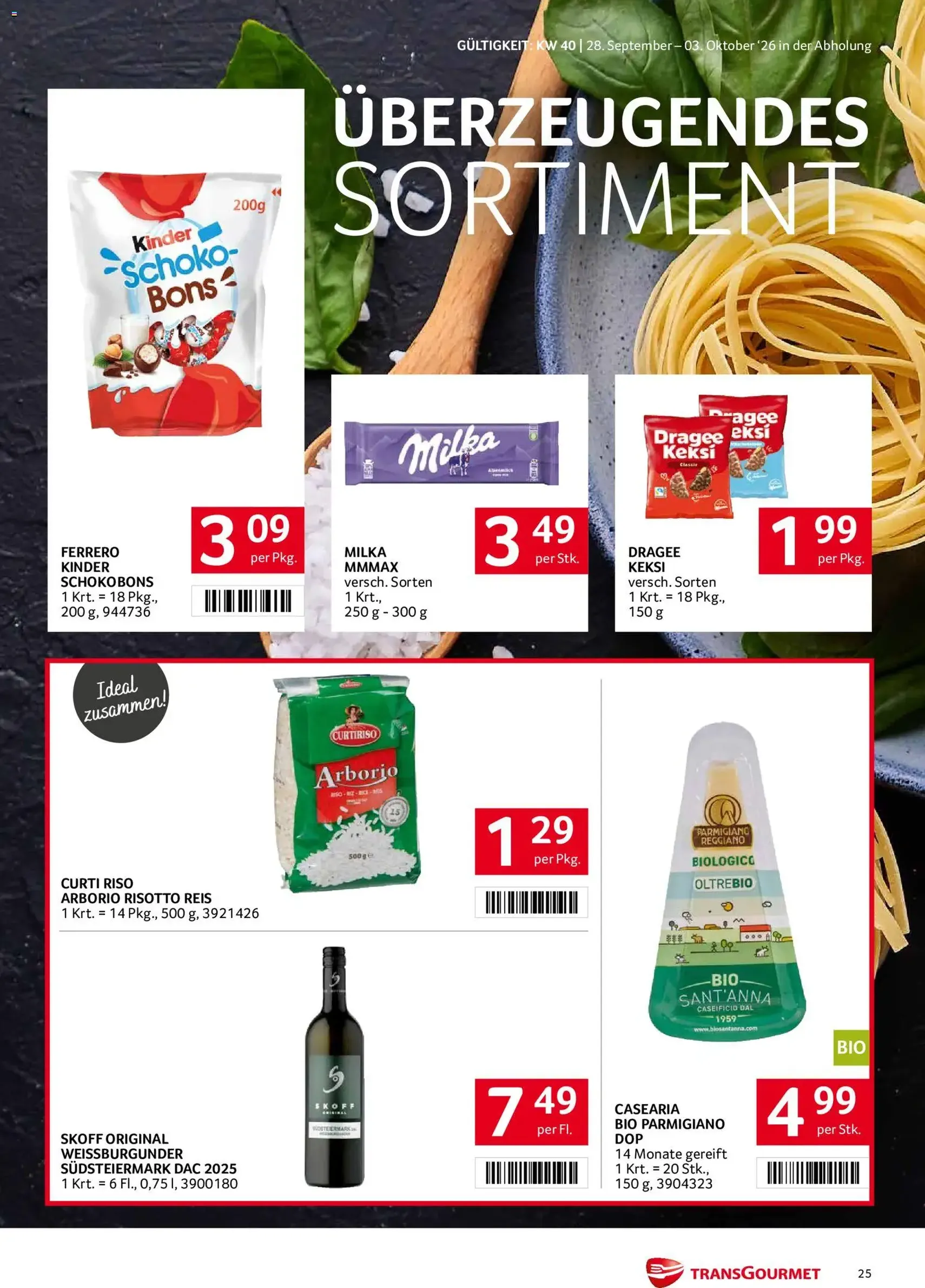 Transgourmet Flugblatt - Gültiger Prospekt ab 28.09.2026, Seite 25 von insgesamt 28