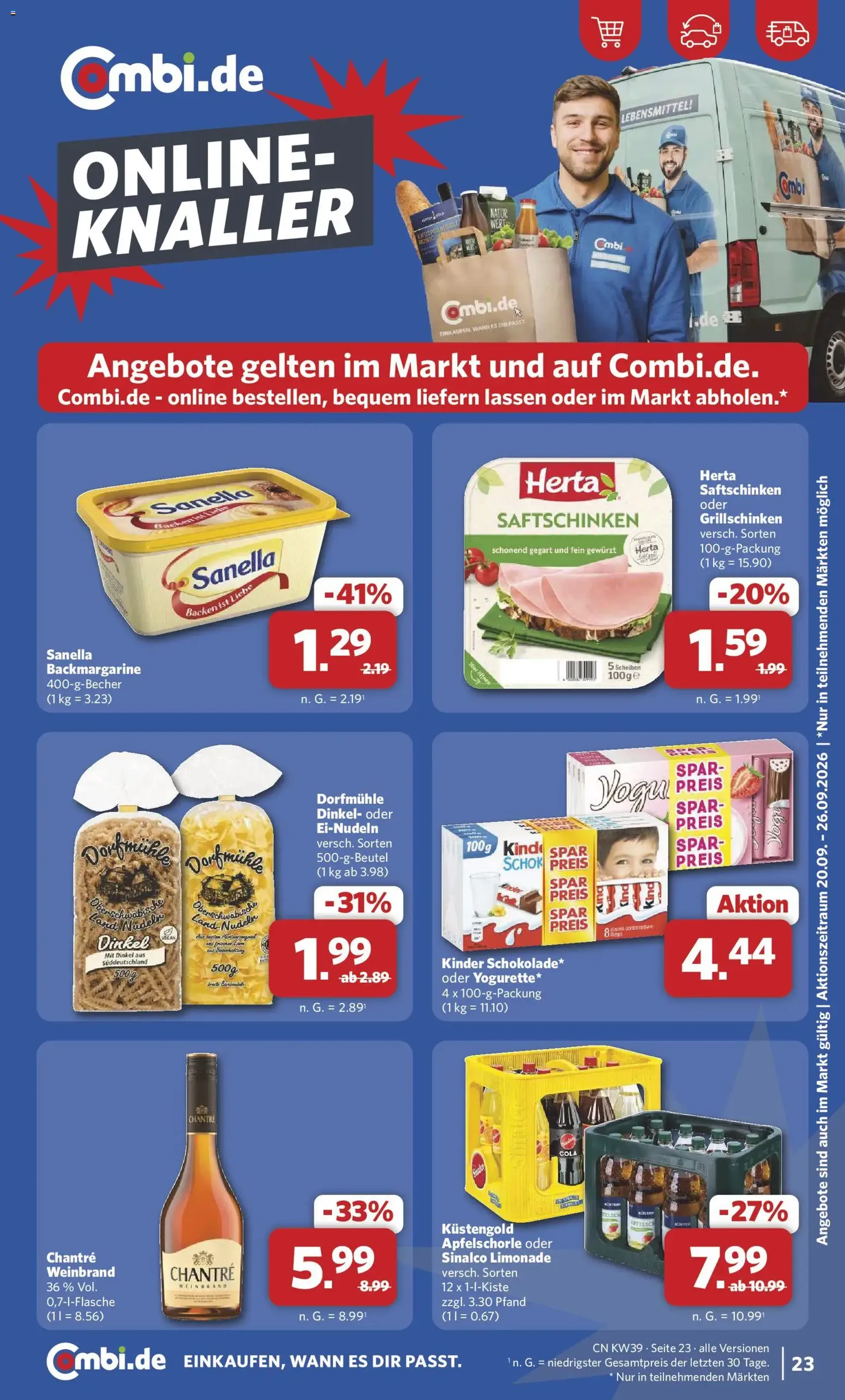 Combi Prospekt - Gültiger Prospekt ab 21.09.2026, Seite 25 von insgesamt 32