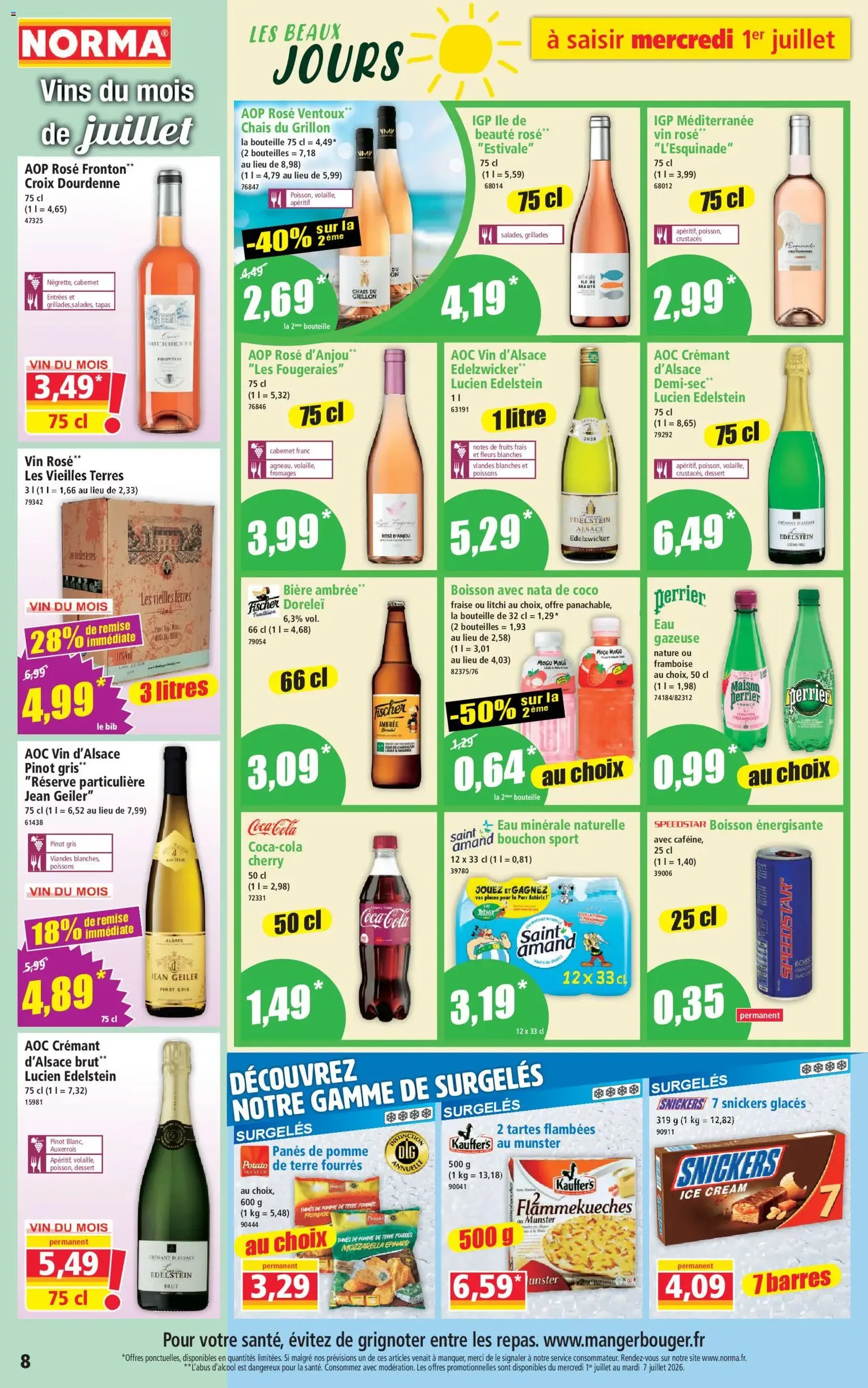 Norma catalogue - brochure valable à partir du 01/07/2026, page 8 sur 12