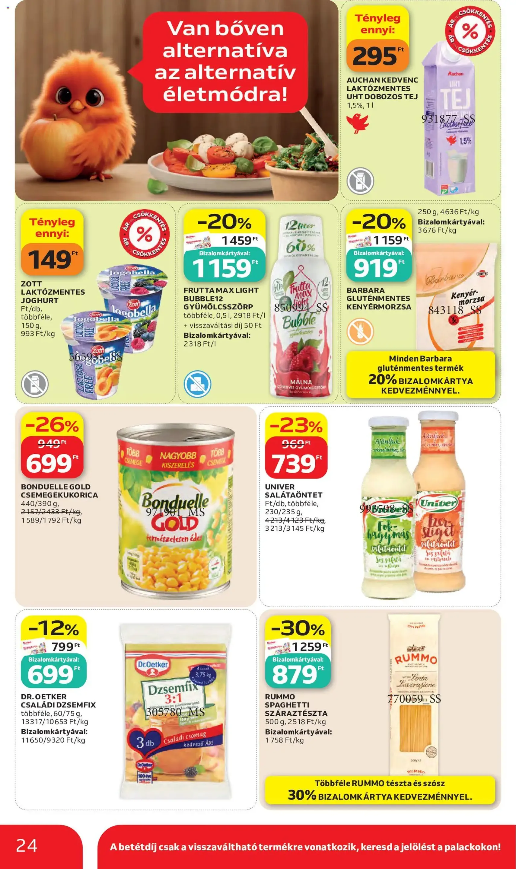Auchan akciós újság - 2026.05.28. érvényes szórólap 24 oldal 58 oldalból