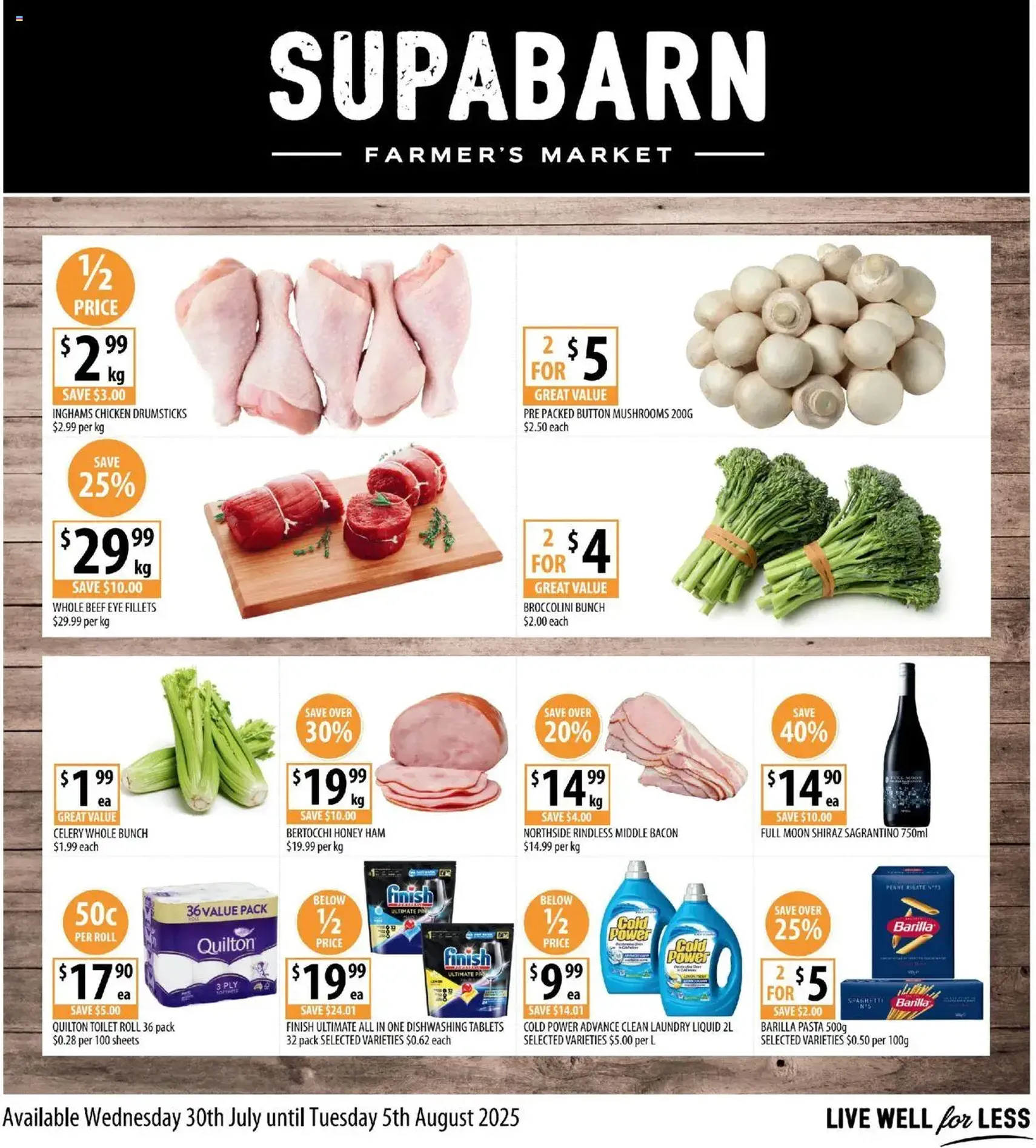 Supabarn Catalogue - valid flyer from 30/07/2025, page 1 of 12
