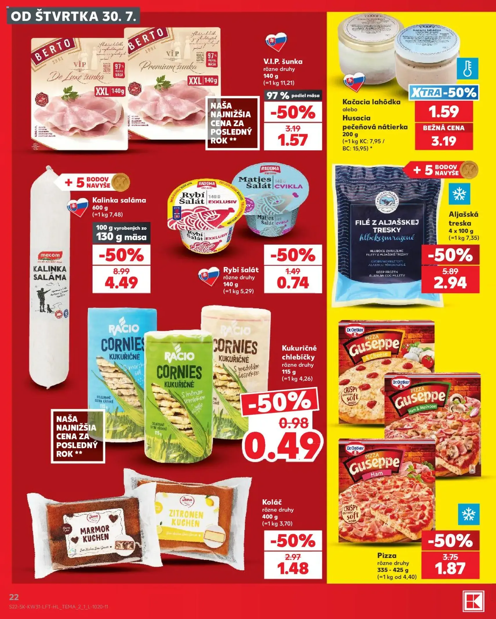 Kaufland SK akciós újság - 2026.07.30. érvényes szórólap 22 oldal 74 oldalból