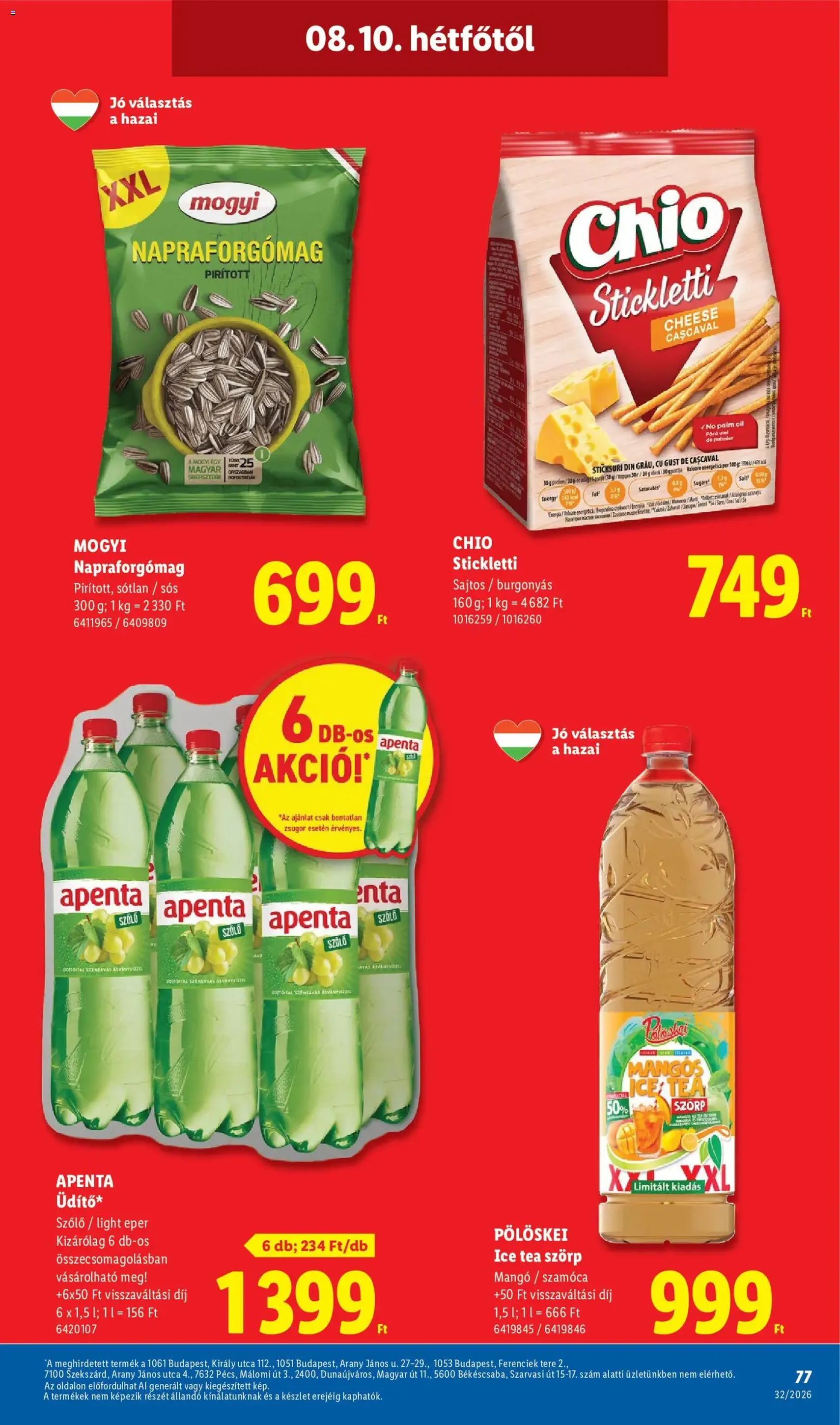 Lidl akciós újság - 2026.08.06. érvényes szórólap 77 oldal 80 oldalból