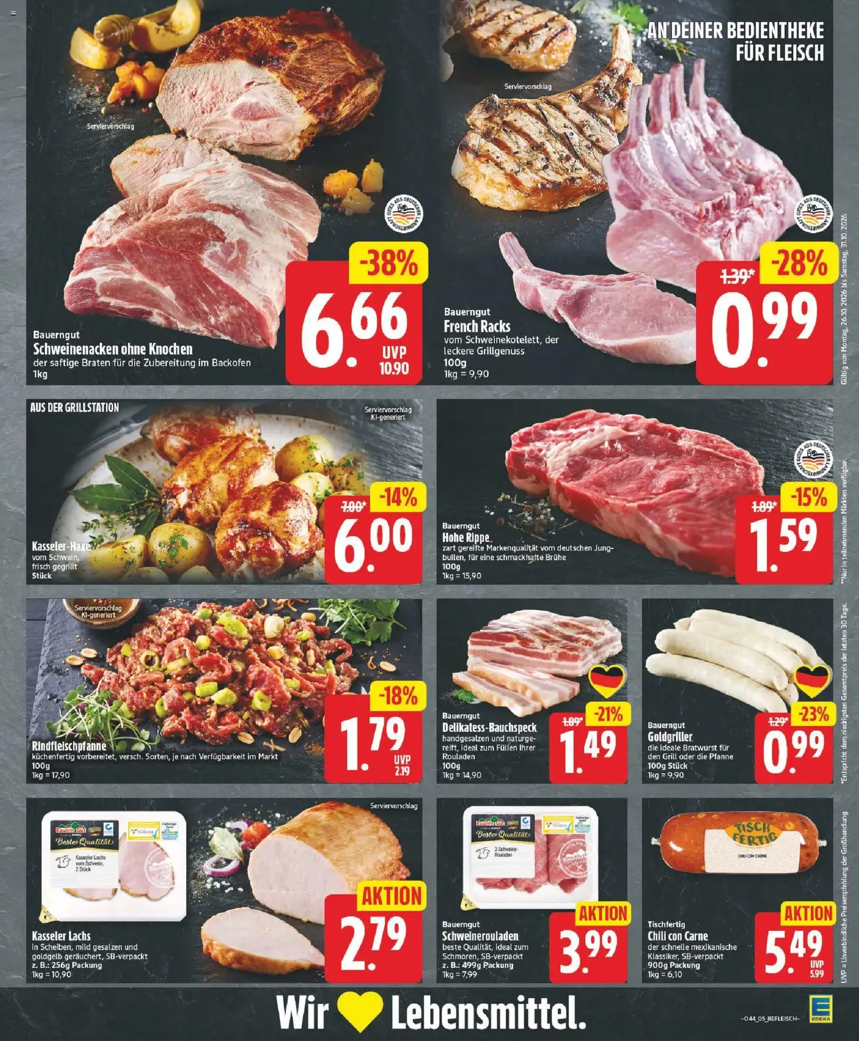 Edeka Prospekt - Gültiger Prospekt ab 26.10.2026, Seite 5 von insgesamt 29
