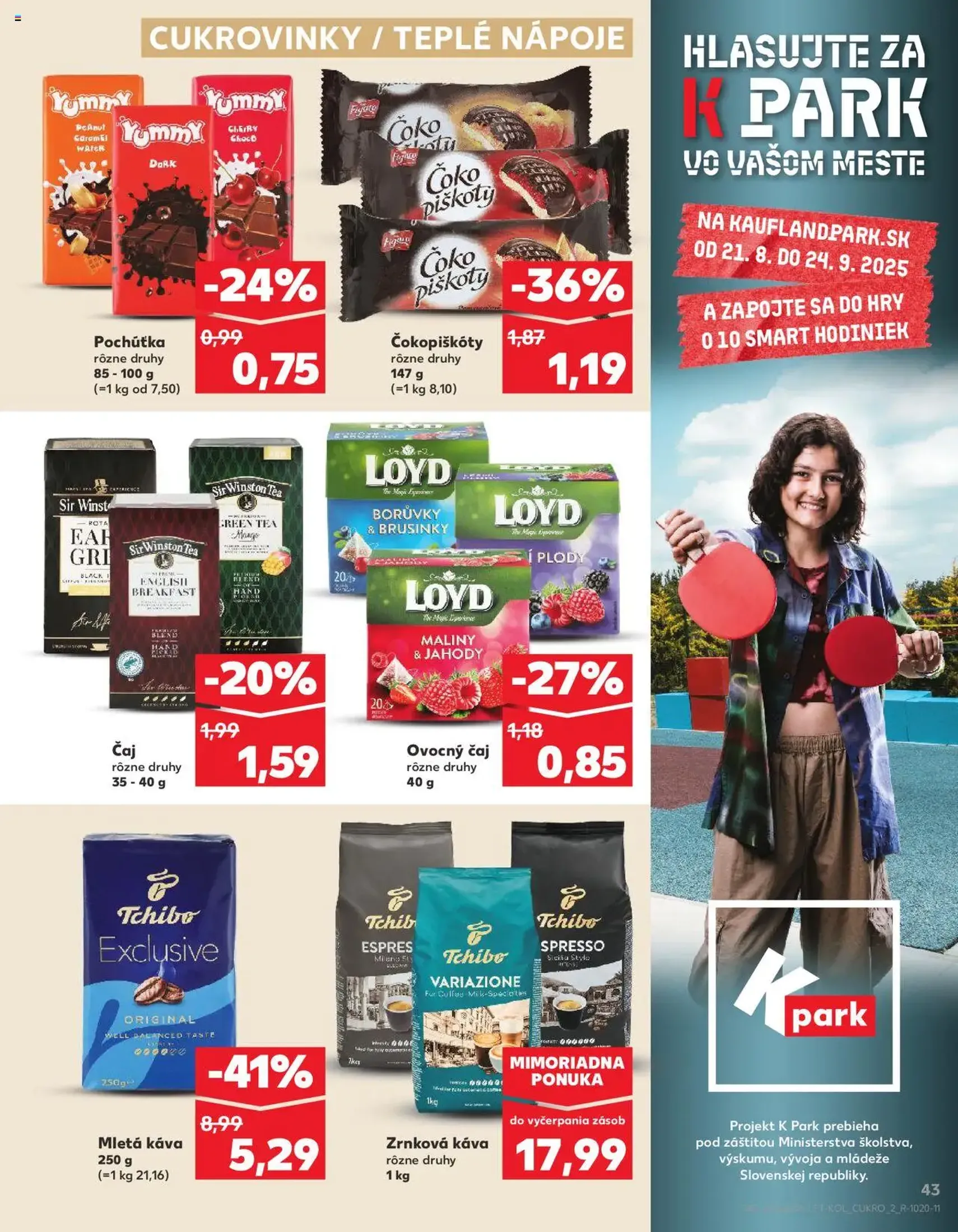 Kaufland Bratislava-Avion - platný leták od 21.08.2025 strana 43 z 78