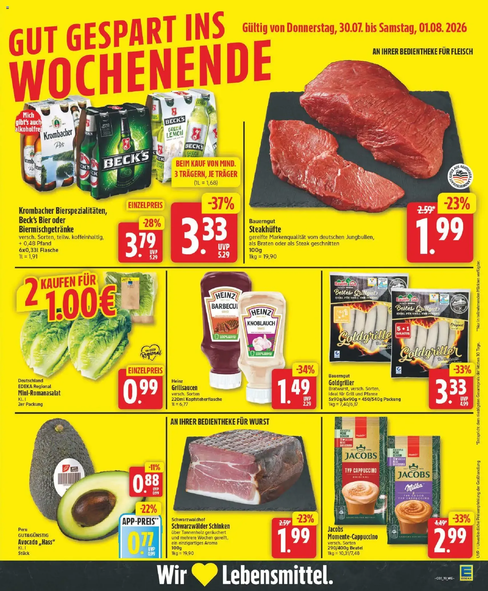 Edeka Prospekt - Gültiger Prospekt ab 27.07.2026, Seite 23 von insgesamt 28