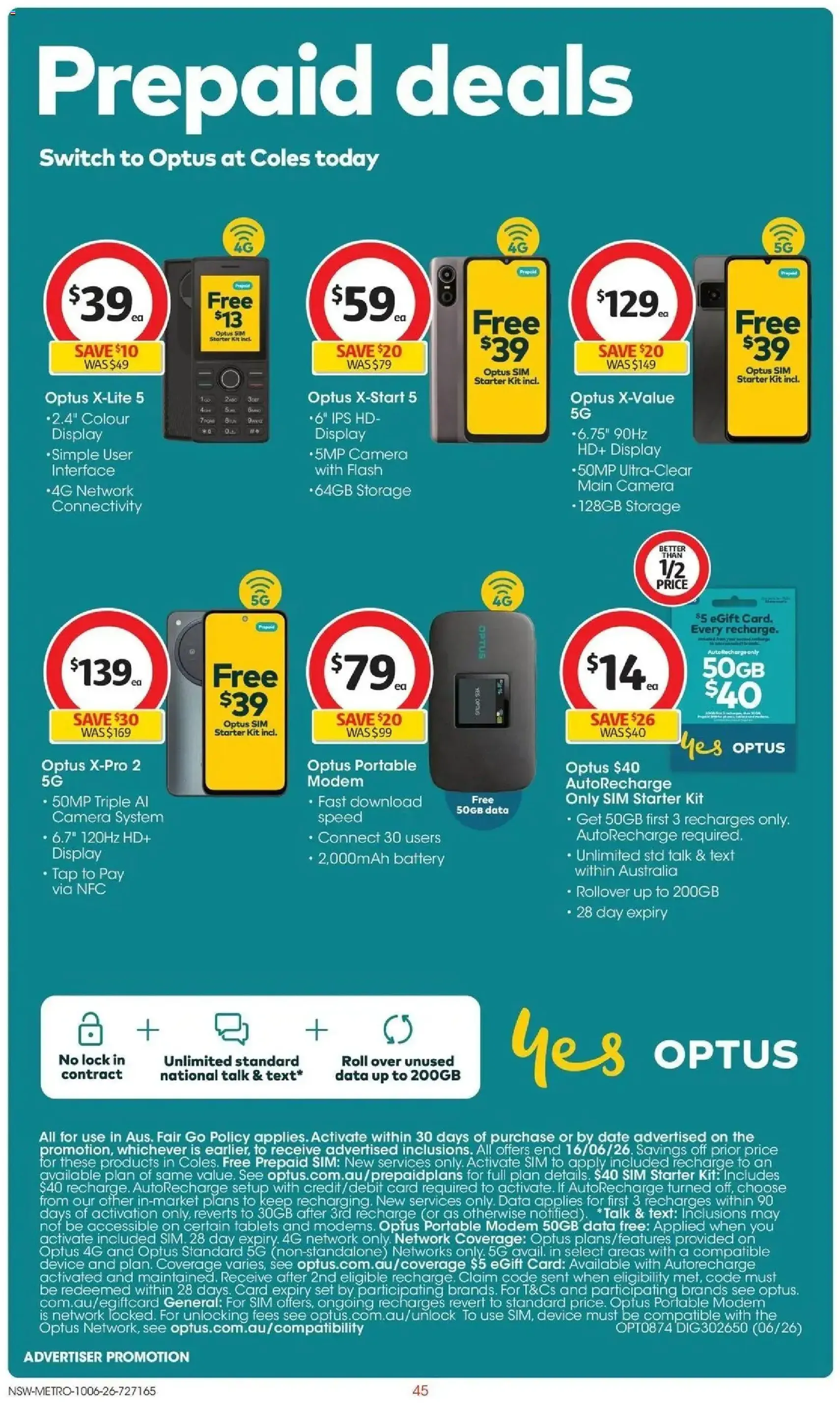 Coles catalogue - valid flyer from 10/06/2026, page 45 of 47