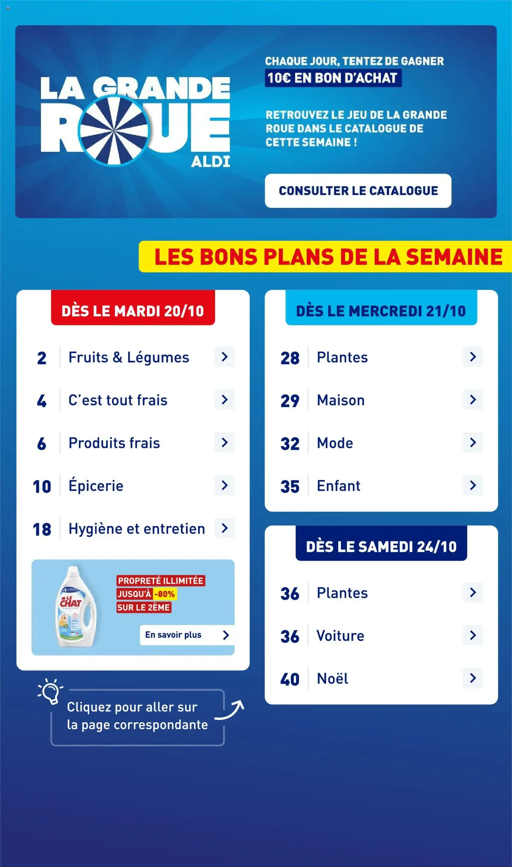 Aldi catalogue - brochure valable à partir du 20/10/2026, page 3 sur 47