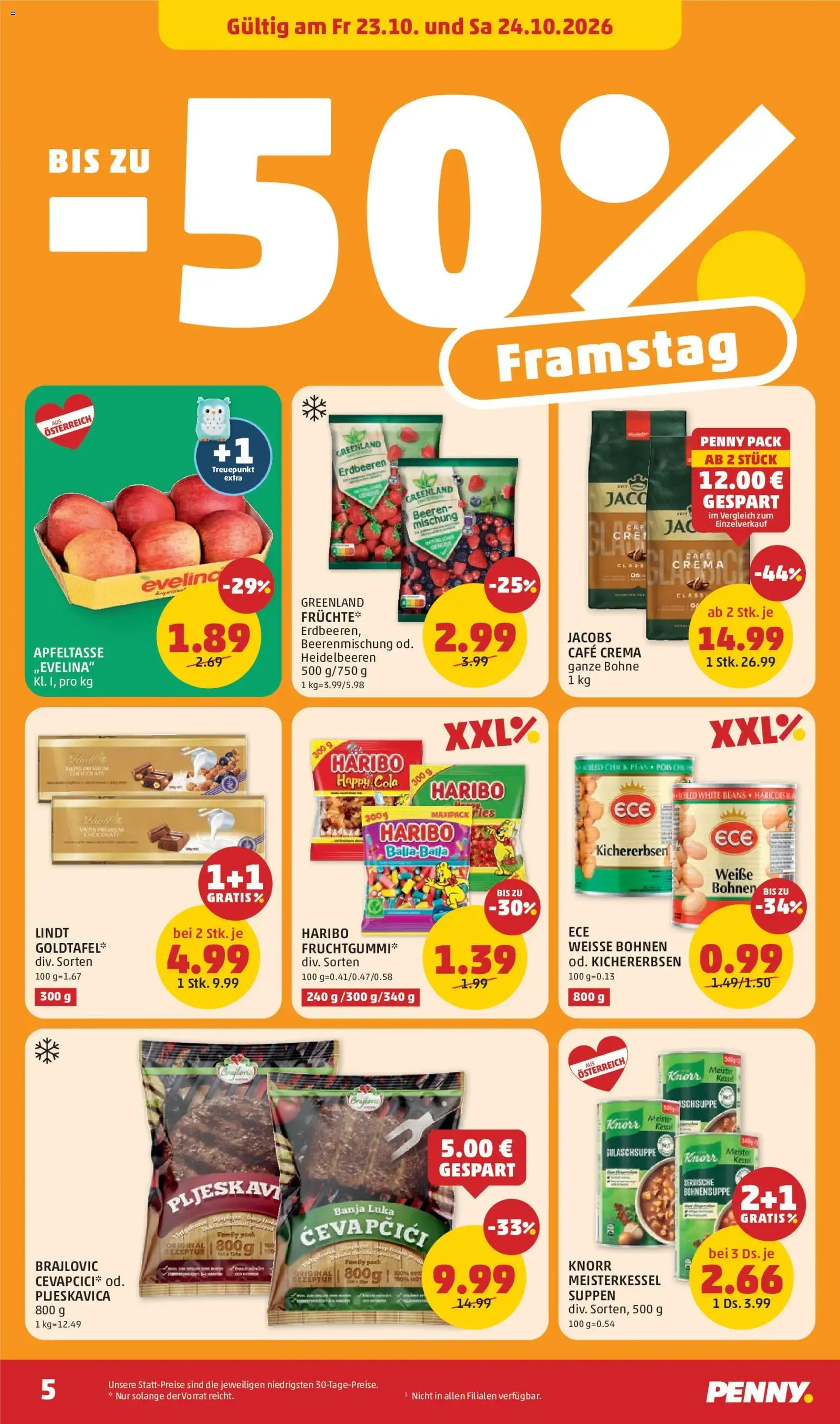 Penny Markt Flugblatt - Gültiger Prospekt ab 22.10.2026, Seite 5 von insgesamt 32
