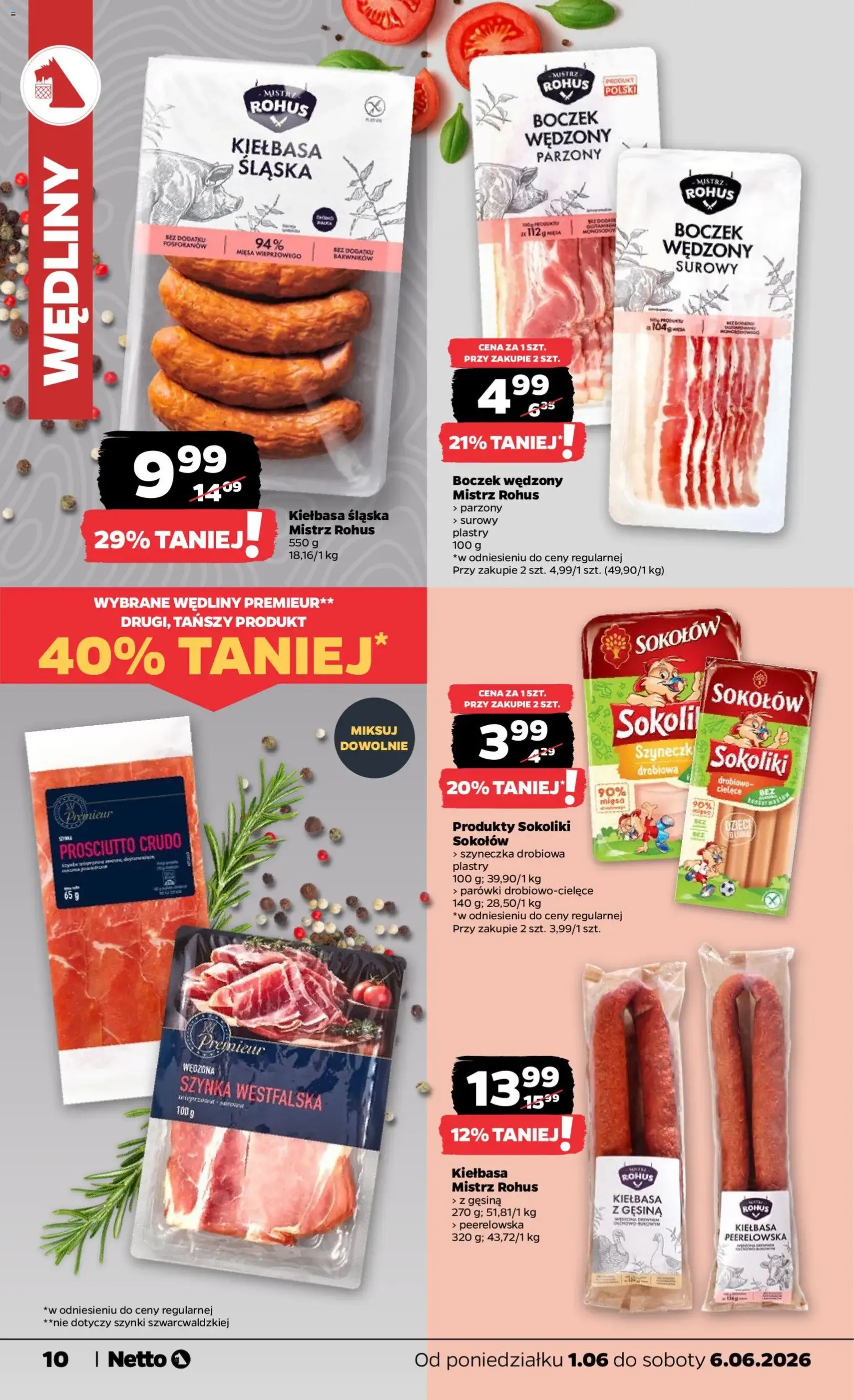 Netto gazetka od poniedziałku spożywcza - ważny gazetka od 01.06.2026 strona 10 z 33
