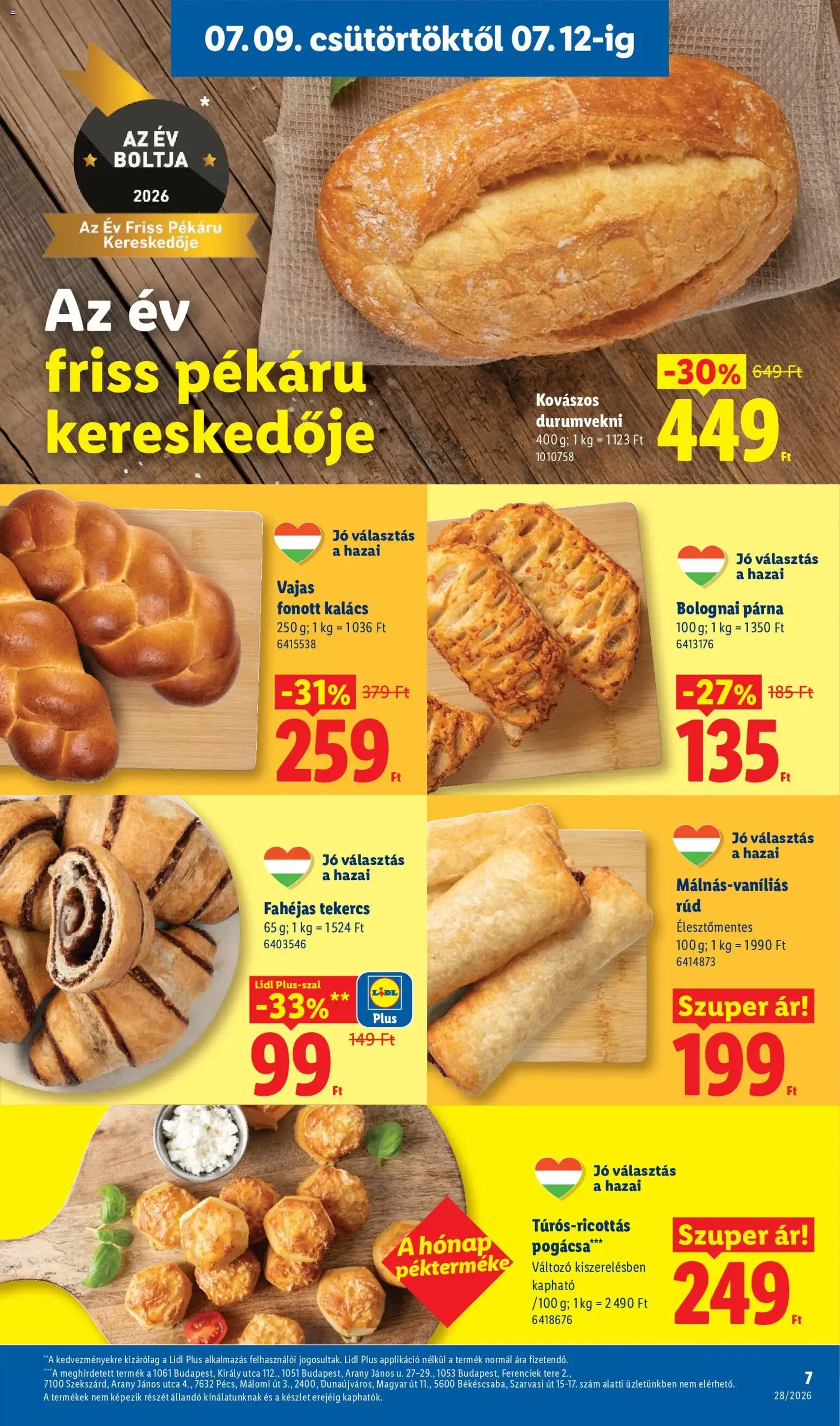Lidl akciós újság - 2026.07.09. érvényes szórólap 7 oldal 80 oldalból