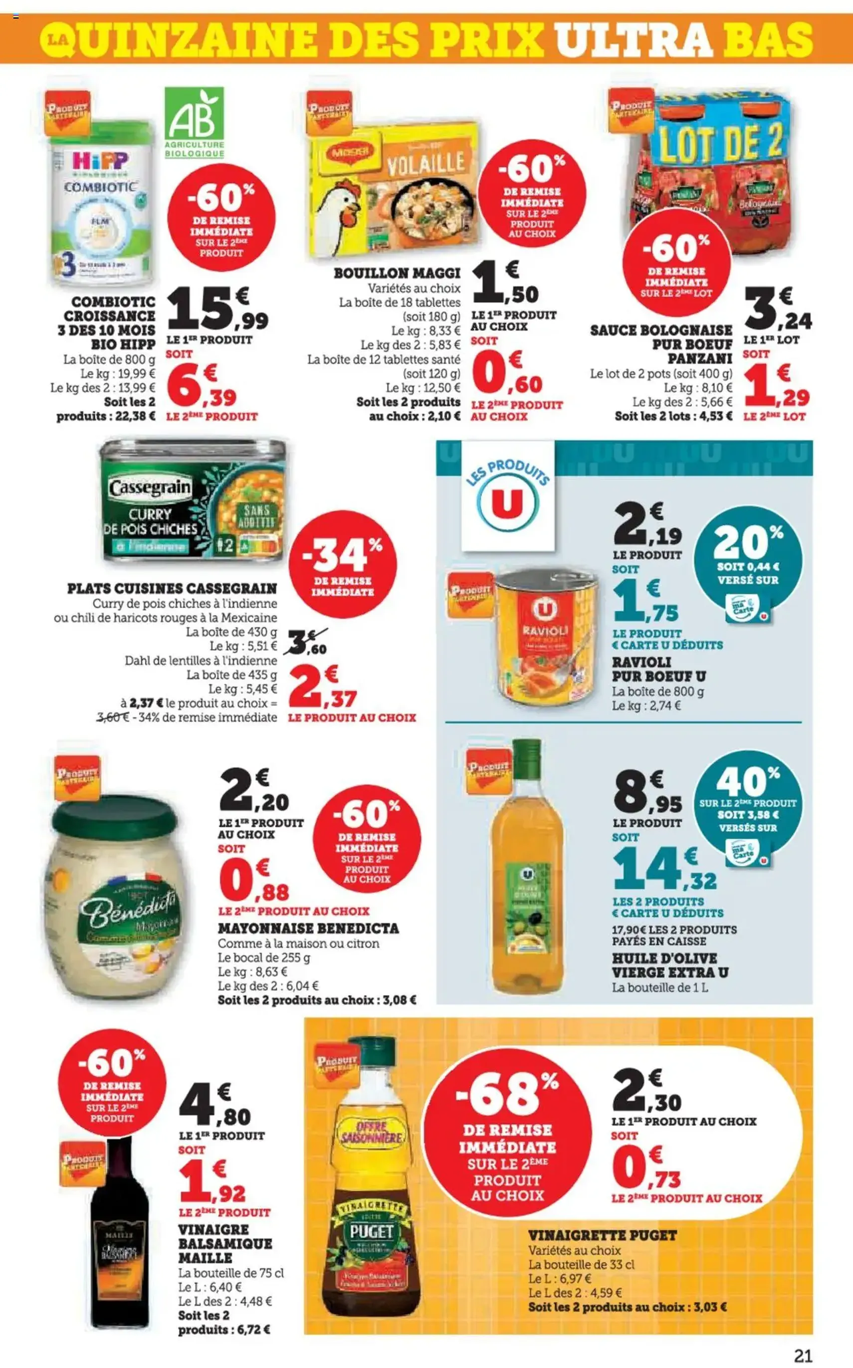 Super U catalogue - brochure valable à partir du 26/08/2025, page 21 sur 44 Super U catalogue - brochure valable à partir du 26/08/2025, page 21 sur 44
