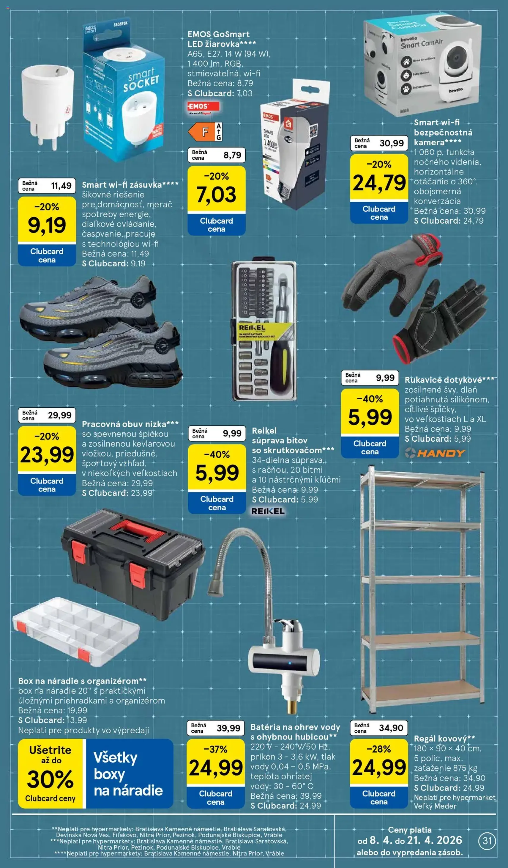 Tesco Hypermarket - leták - platný leták od 08.04.2026 strana 31 z 43