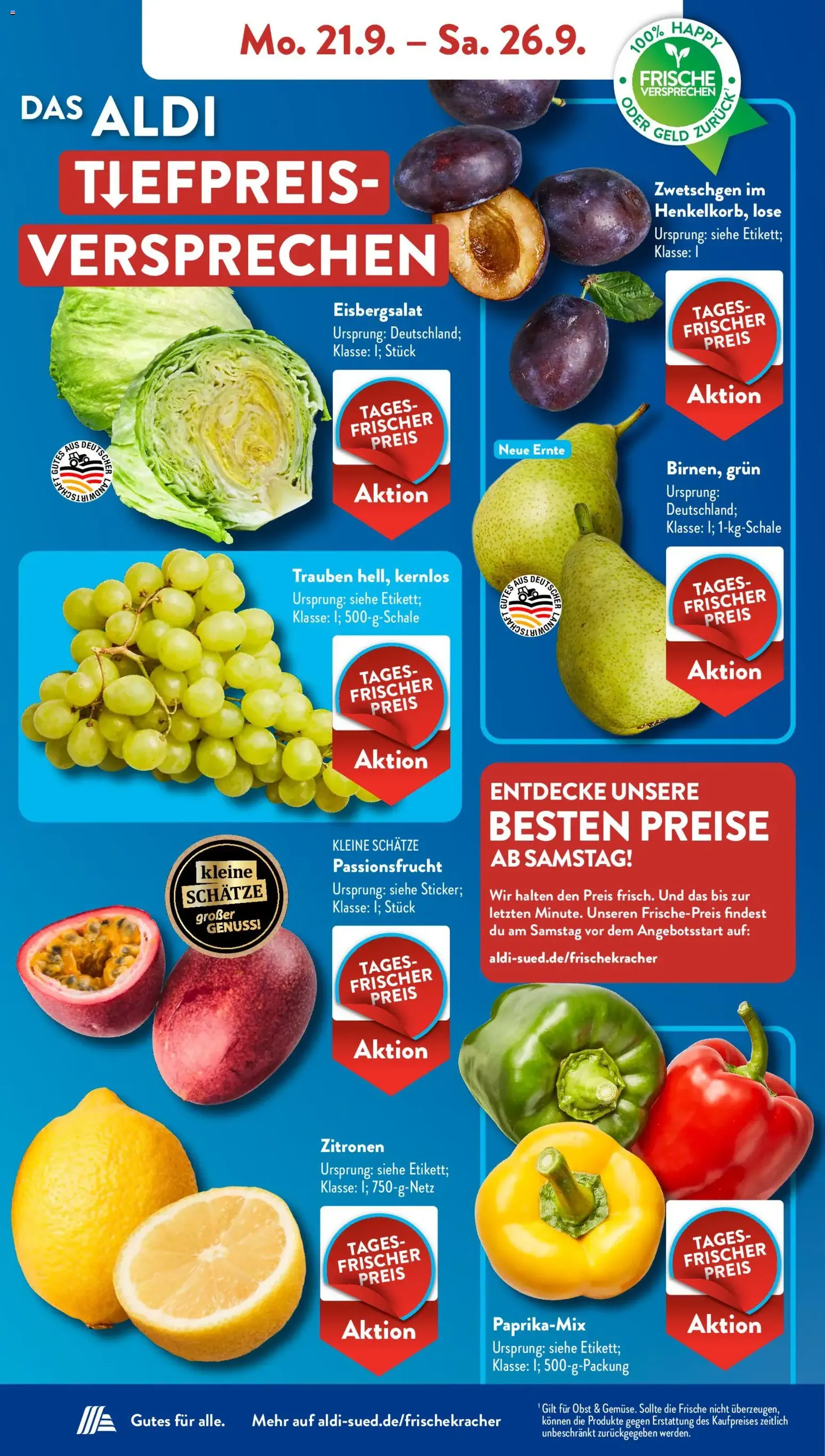 Aldi Süd Prospekt - Gültiger Prospekt ab 21.09.2026, Seite 3 von insgesamt 31