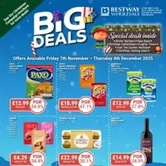 Bestway - The Big Deals Brochure - Flyer preview valid from 07/11/2025
