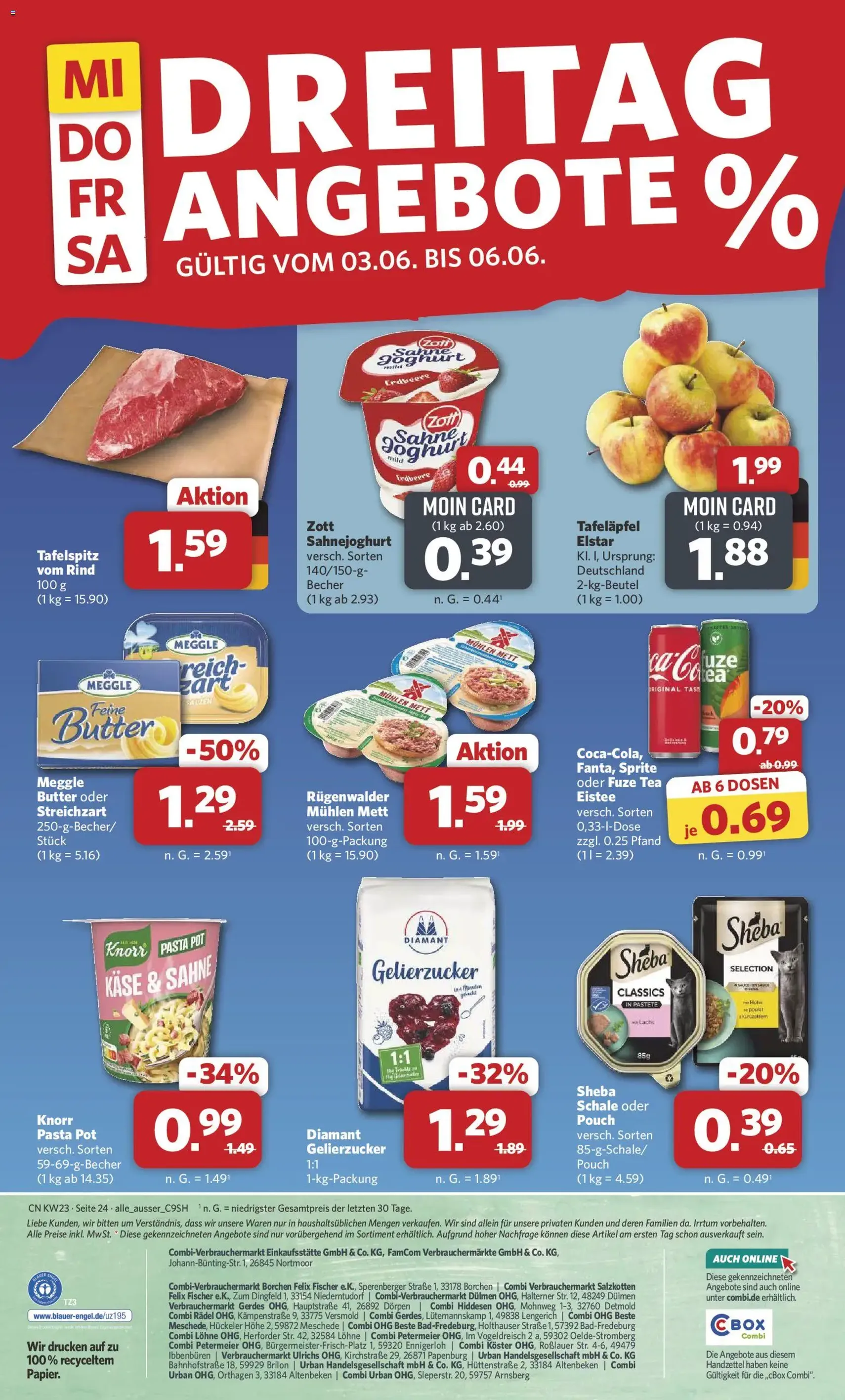 Combi Prospekt - Gültiger Prospekt ab 01.06.2026, Seite 24 von insgesamt 31