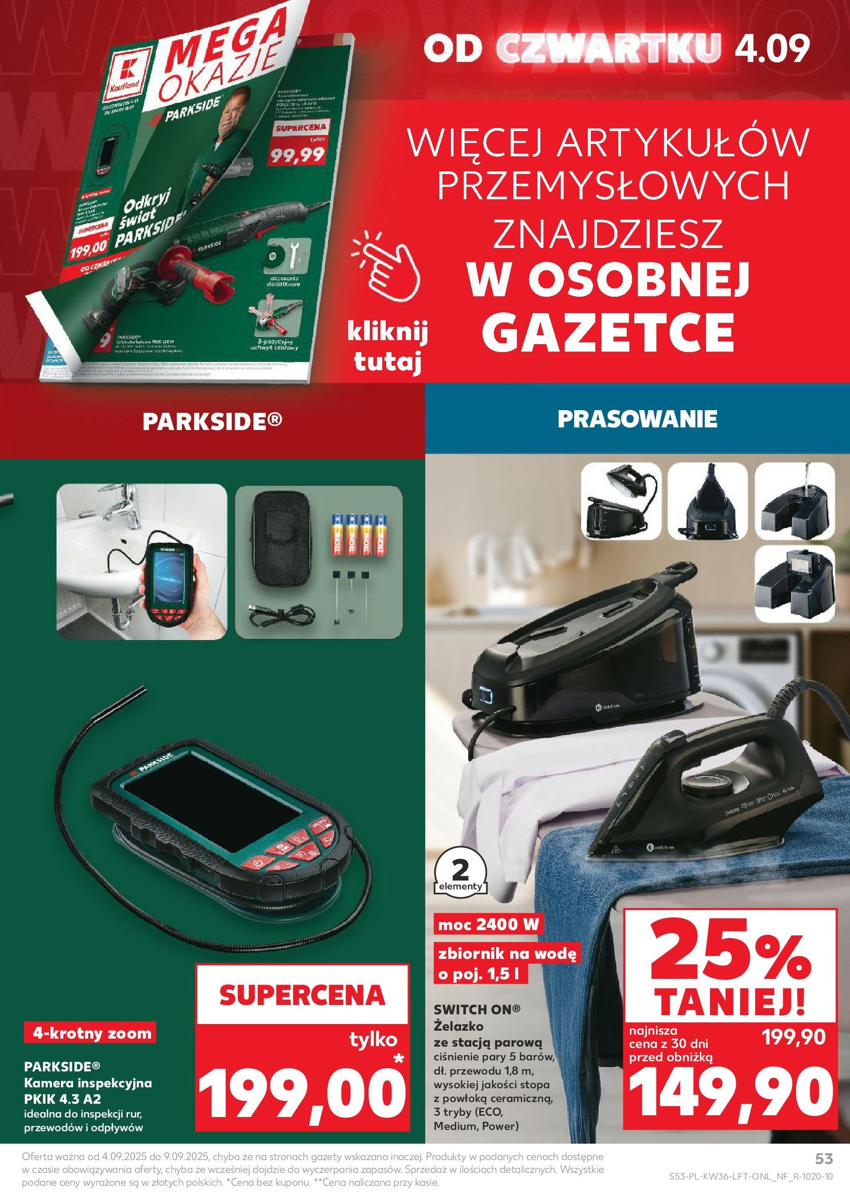 Kaufland gazetka - ważny gazetka od 04.09.2025 strona 53 z 57 Kaufland gazetka - ważny gazetka od 04.09.2025 strona 53 z 57