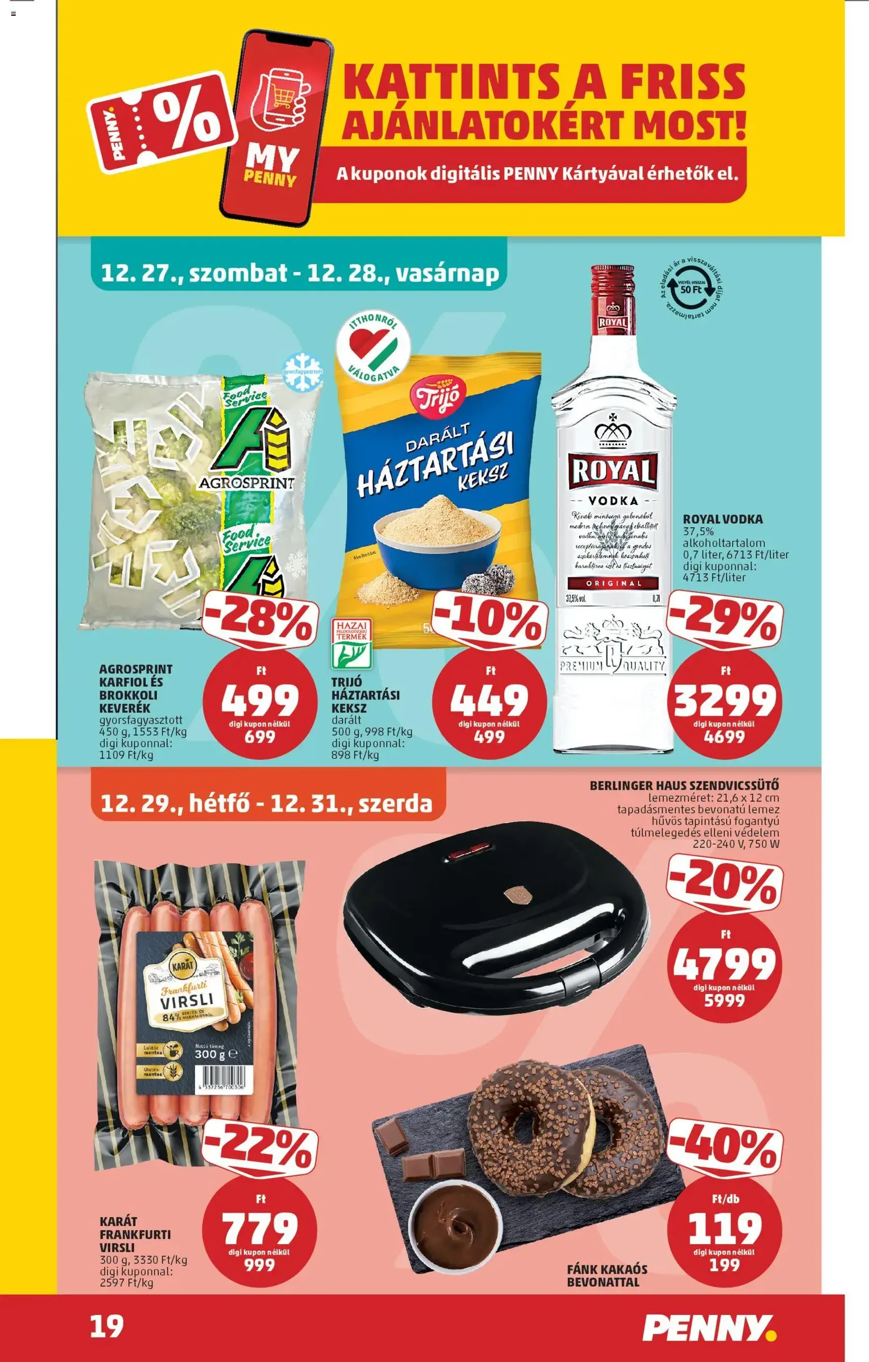 PENNY Akciós újság - 2025.12.27. érvényes szórólap 23 oldal 30 oldalból