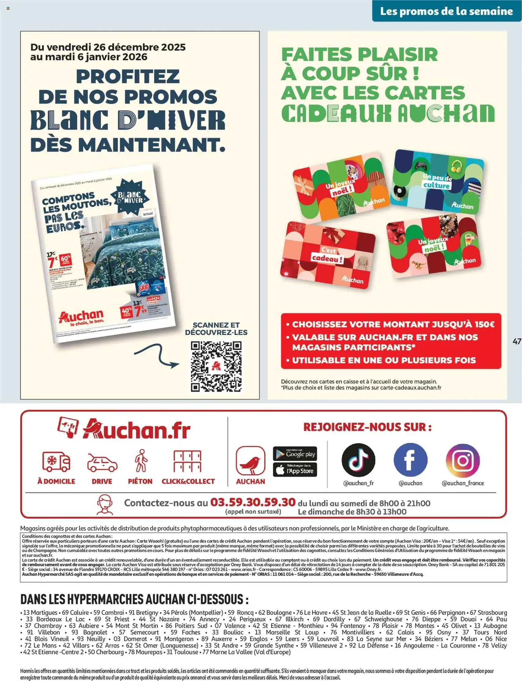 Auchan prospectus - brochure valable à partir du 26/12/2025, page 47 sur 50