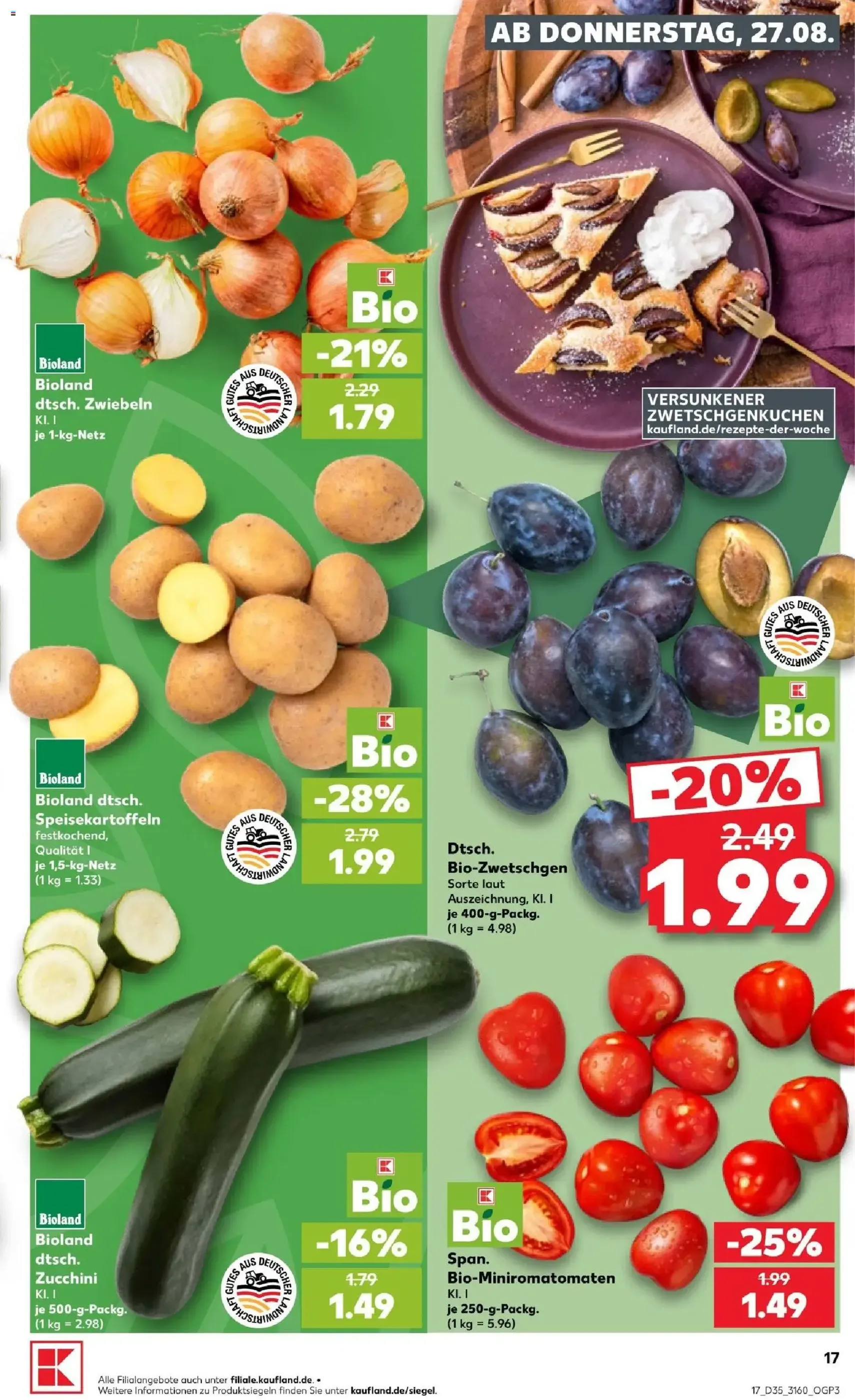 Kaufland Prospekt - Gültiger Prospekt ab 27.08.2026, Seite 17 von insgesamt 60