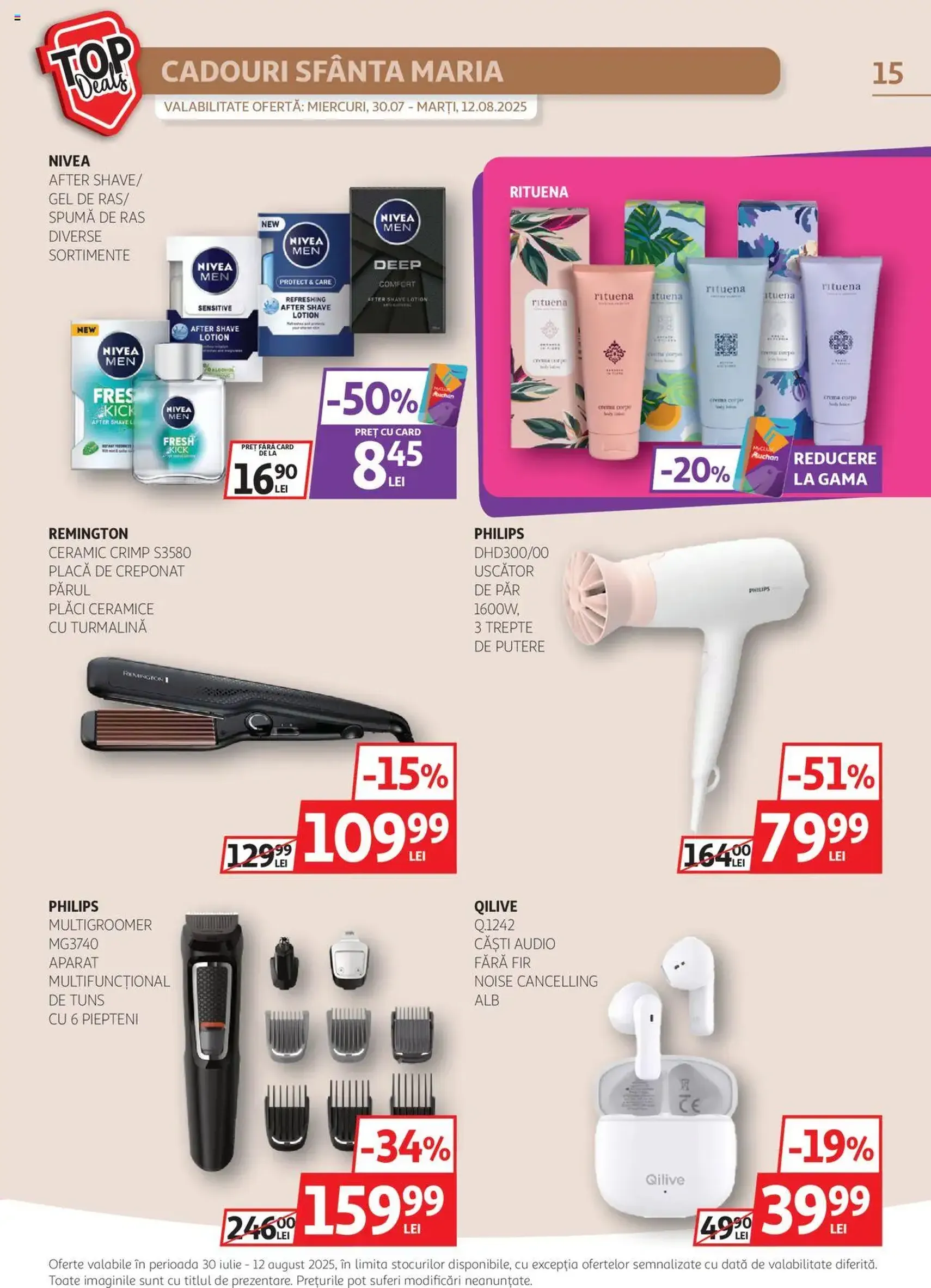 Catalog Auchan - cataloage valabile începând cu 30.07.2025 pagina 15 din 26 Catalog Auchan - cataloage valabile începând cu 30.07.2025 pagina 15 din 26