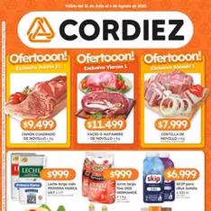 Vista previa del folleto Cordiez ofertas válido desde 31/07/2025
