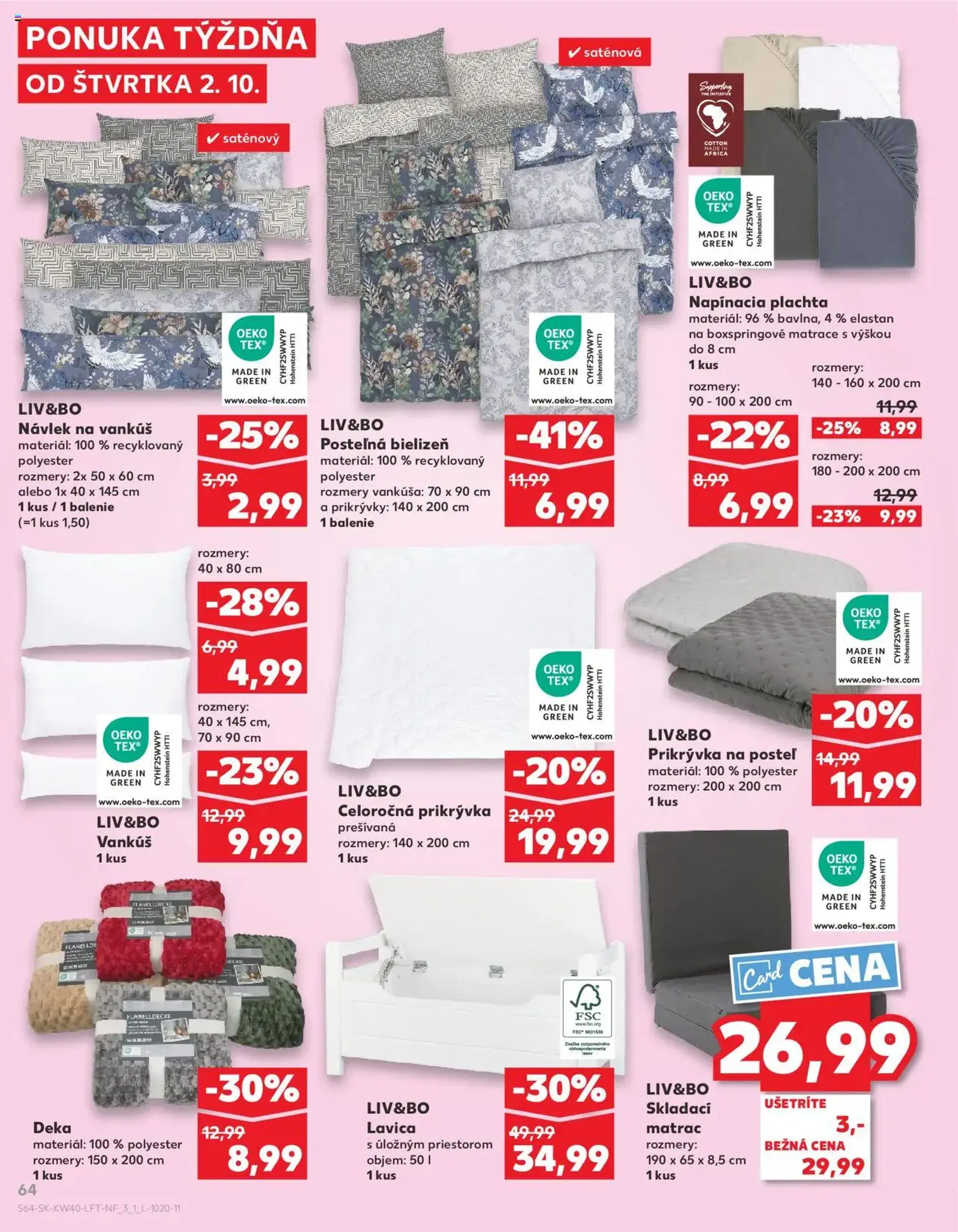 Kaufland SK Bratislava-Devínska Nová Ves - 2025.10.02. érvényes szórólap 64 oldal 78 oldalból Kaufland SK Bratislava-Devínska Nová Ves - 2025.10.02. érvényes szórólap 64 oldal 78 oldalból