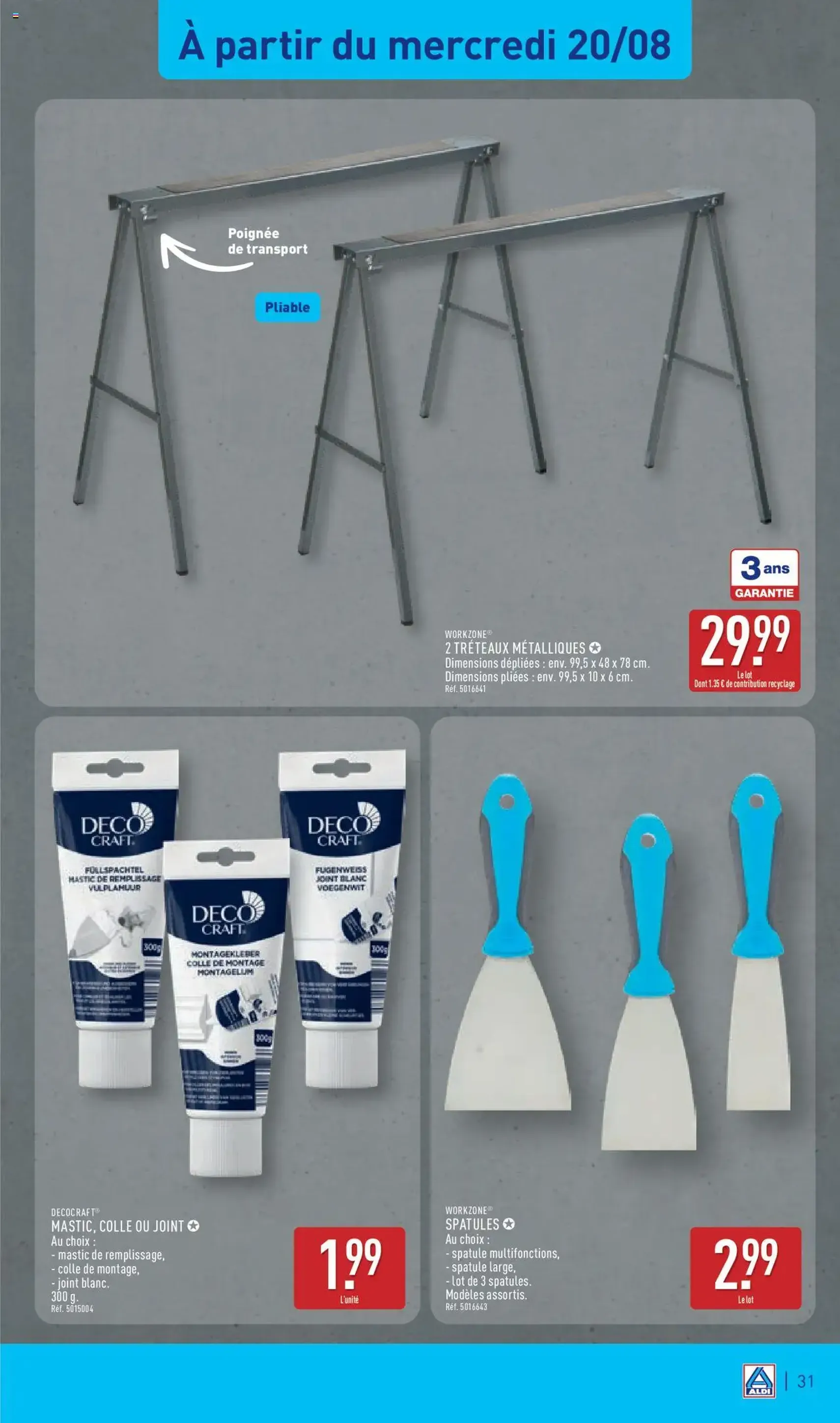 Aldi catalogue semaine 34 - brochure valable à partir du 19/08/2025, page 33 sur 43 Aldi catalogue semaine 34 - brochure valable à partir du 19/08/2025, page 33 sur 43