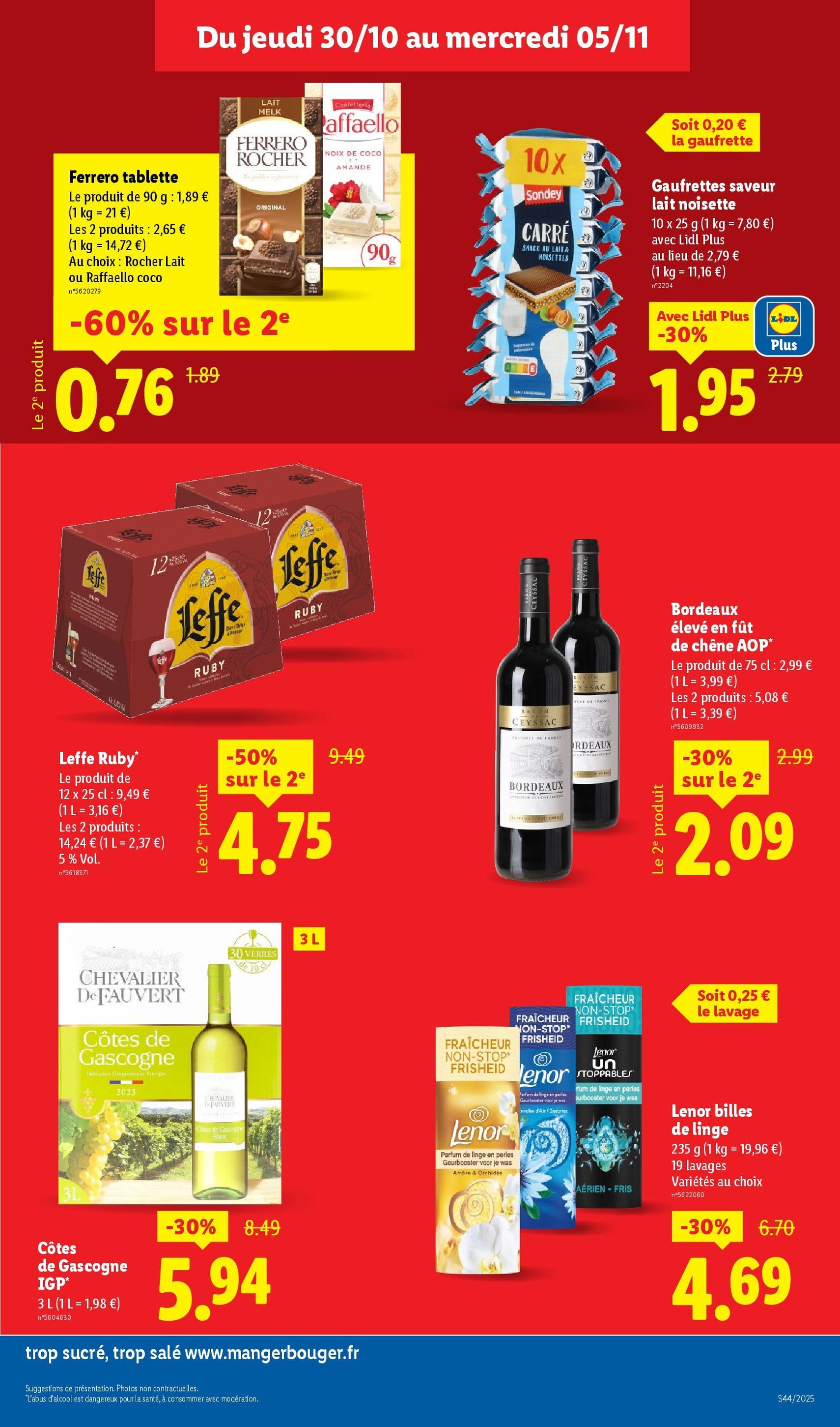 LIDL catalogue semaine 44 - brochure valable à partir du 30/10/2025, page 13 sur 82