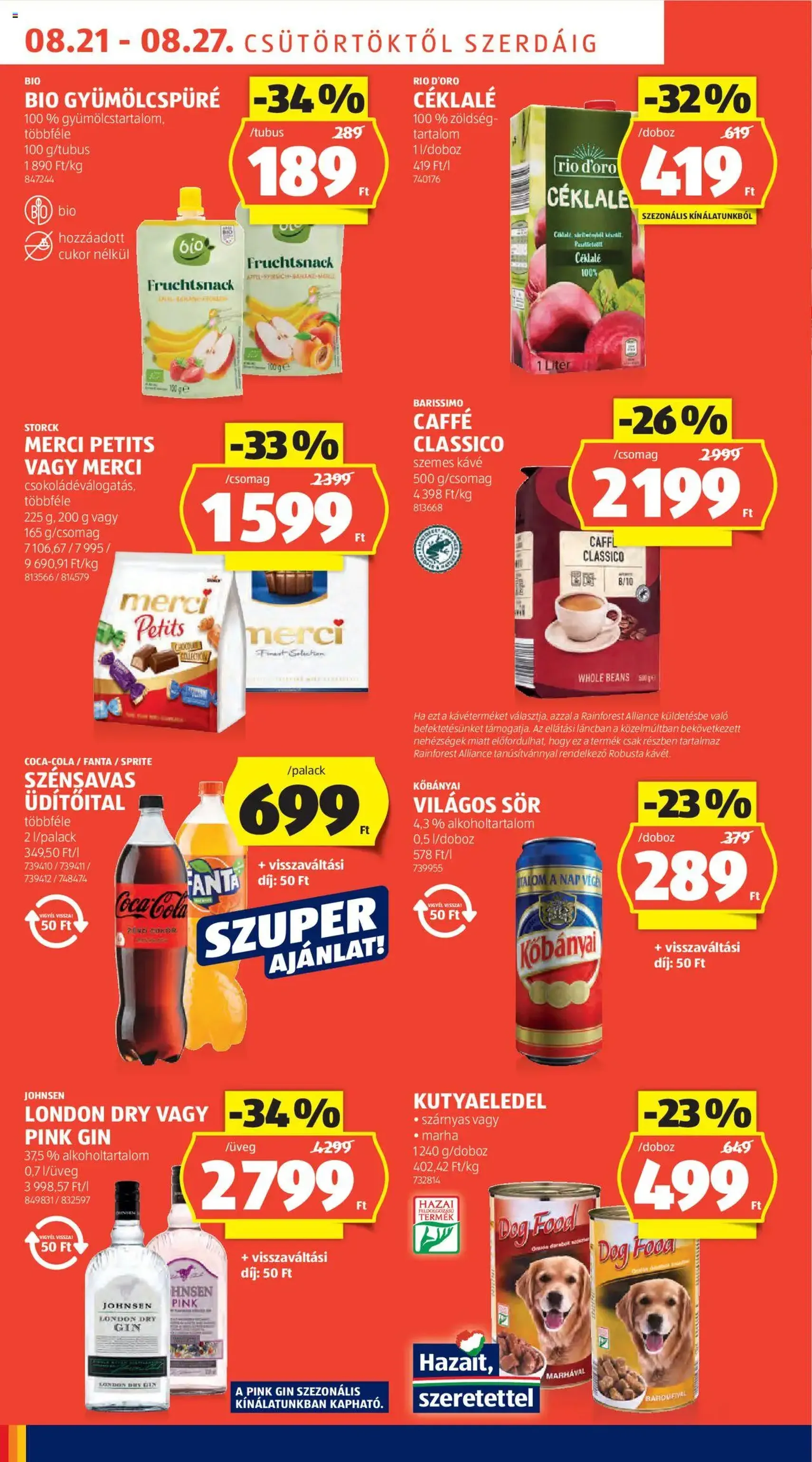 Aldi Akciós újság - 2025.08.21. érvényes szórólap 8 oldal 46 oldalból