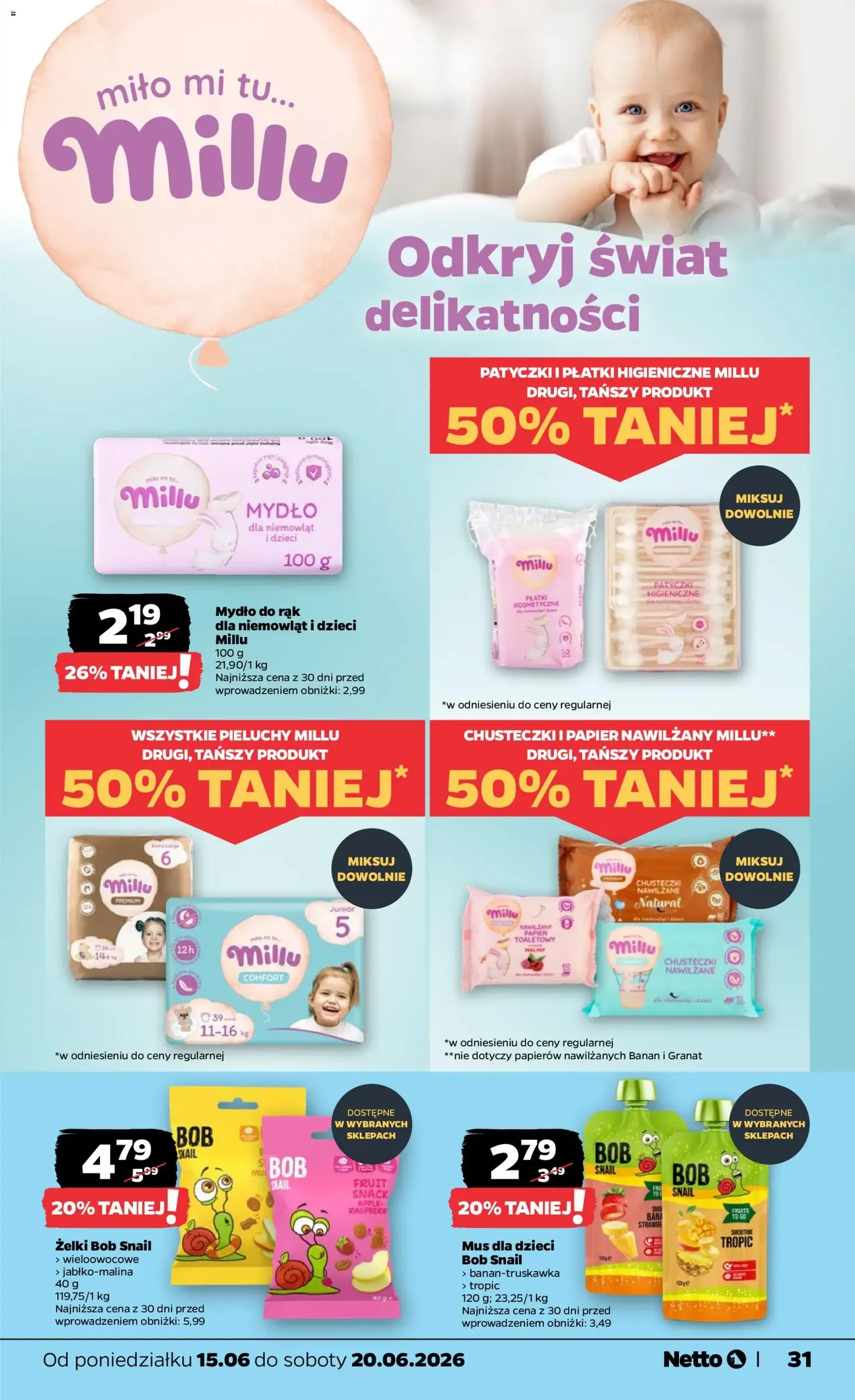 Netto gazetka od poniedziałku spożywcza - ważny gazetka od 15.06.2026 strona 31 z 35