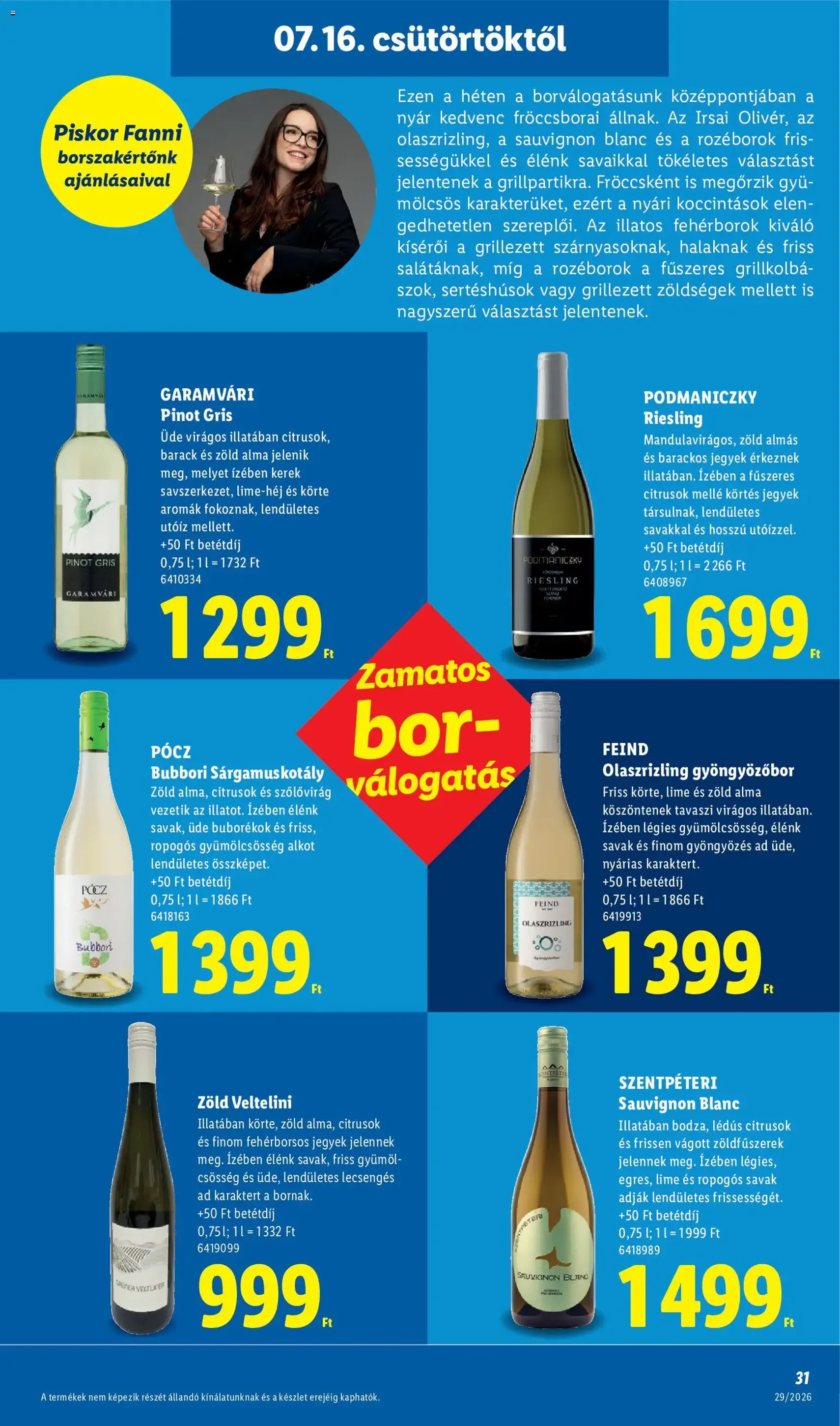Lidl akciós újság - 2026.07.16. érvényes szórólap 31 oldal 88 oldalból